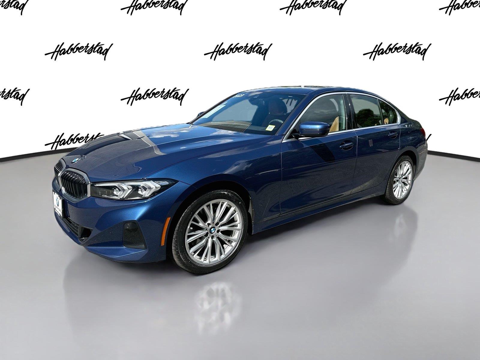 Phytonic Blue Metallic 2023 BMW 3 Series Sedan All-Wheel Drive Automatic