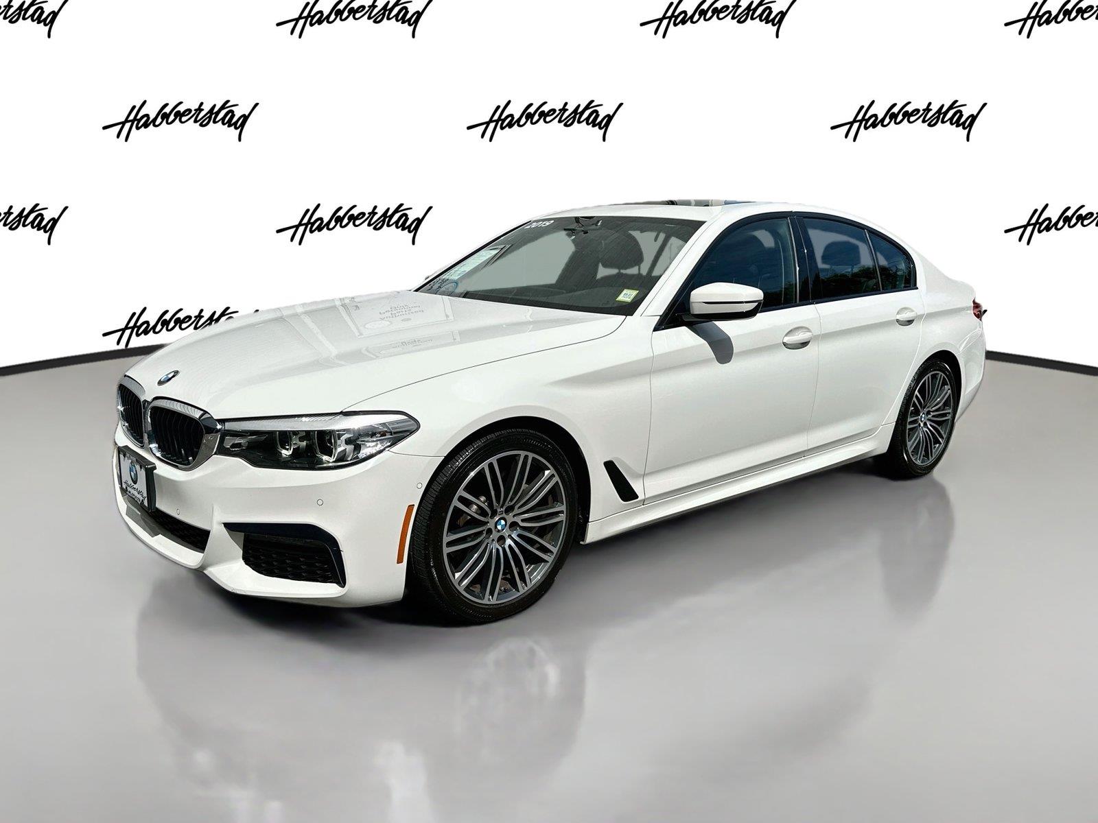Alpine White 2019 BMW 5 Series Sedan All-Wheel Drive Automatic
