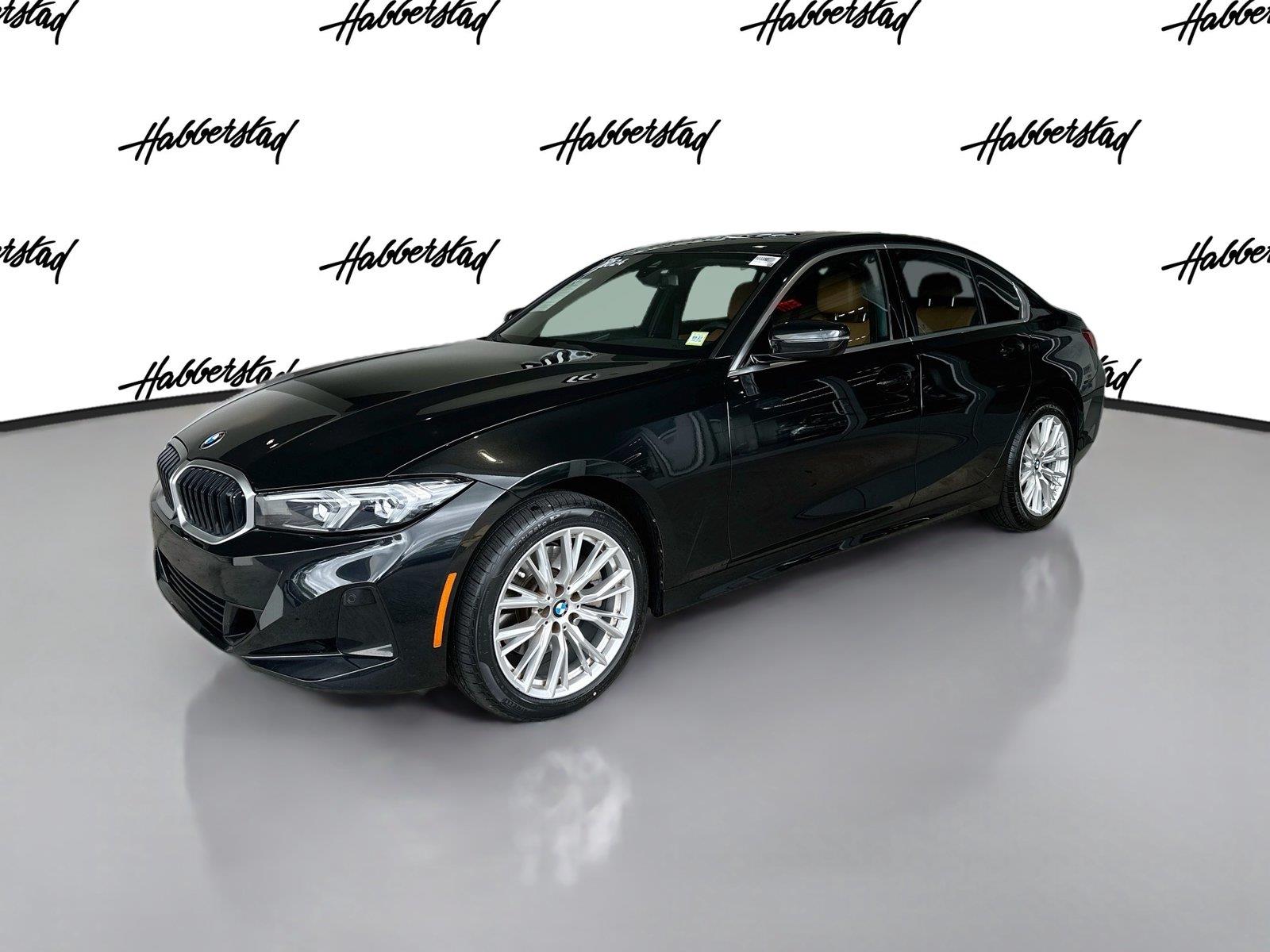 Black Sapphire Metallic 2024 BMW 3 Series Sedan All-Wheel Drive Automatic