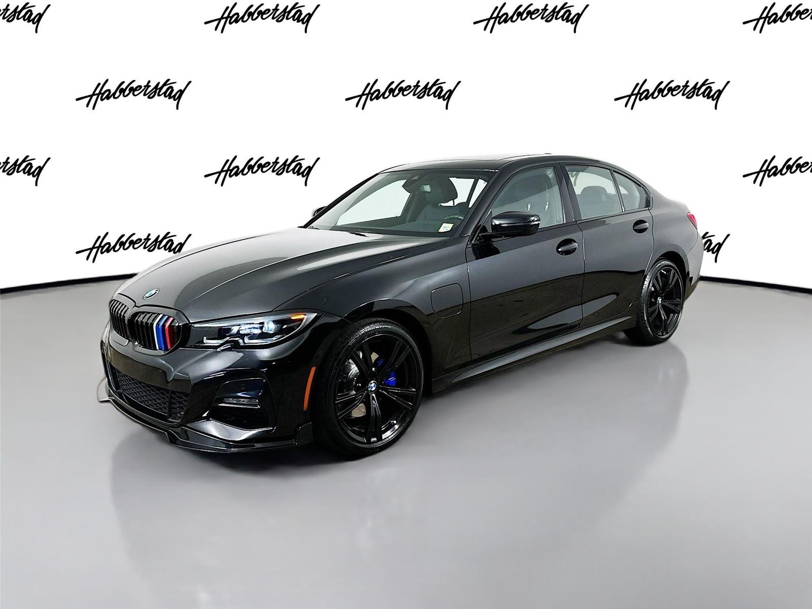 Black Sapphire Metallic 2021 BMW 3 Series 330e xDrive Hybrid Plug-in AWD Sedan All-Wheel Drive Automatic