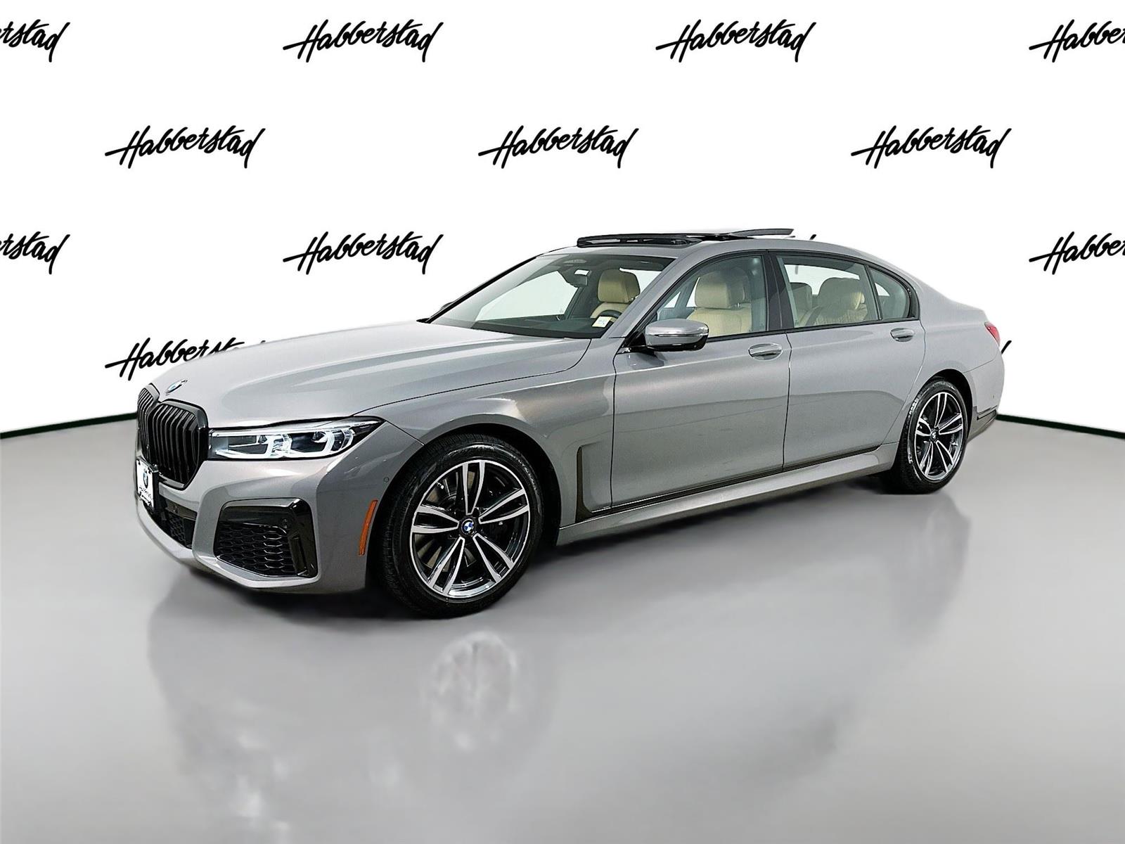 Gray (Bernina Grey Amber Effect Metallic) 2022 BMW 7 Series 750i xDrive AWD Sedan All-Wheel Drive Automatic