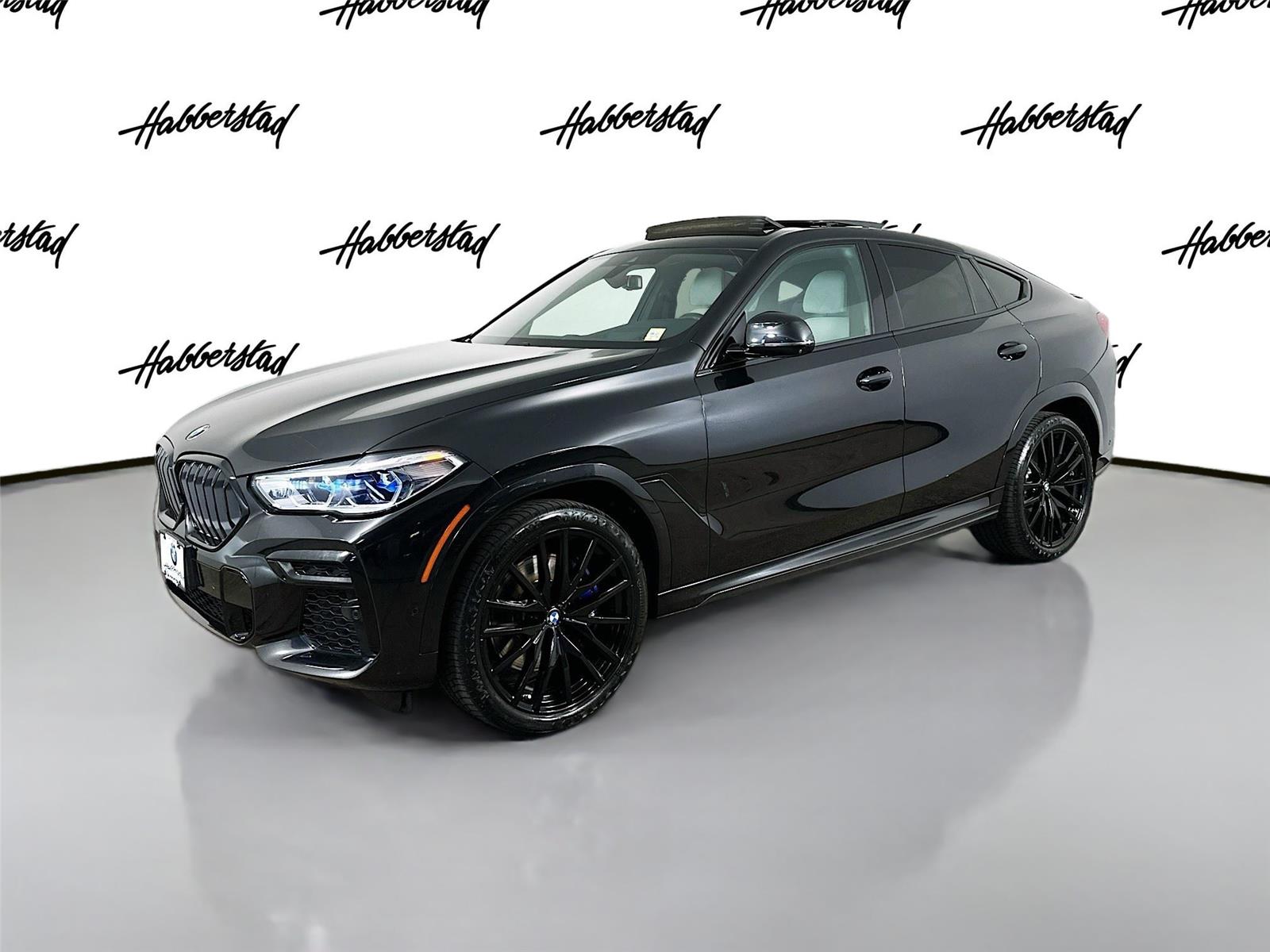 Black Sapphire Metallic 2023 BMW X6 SUV / Crossover All-Wheel Drive Automatic
