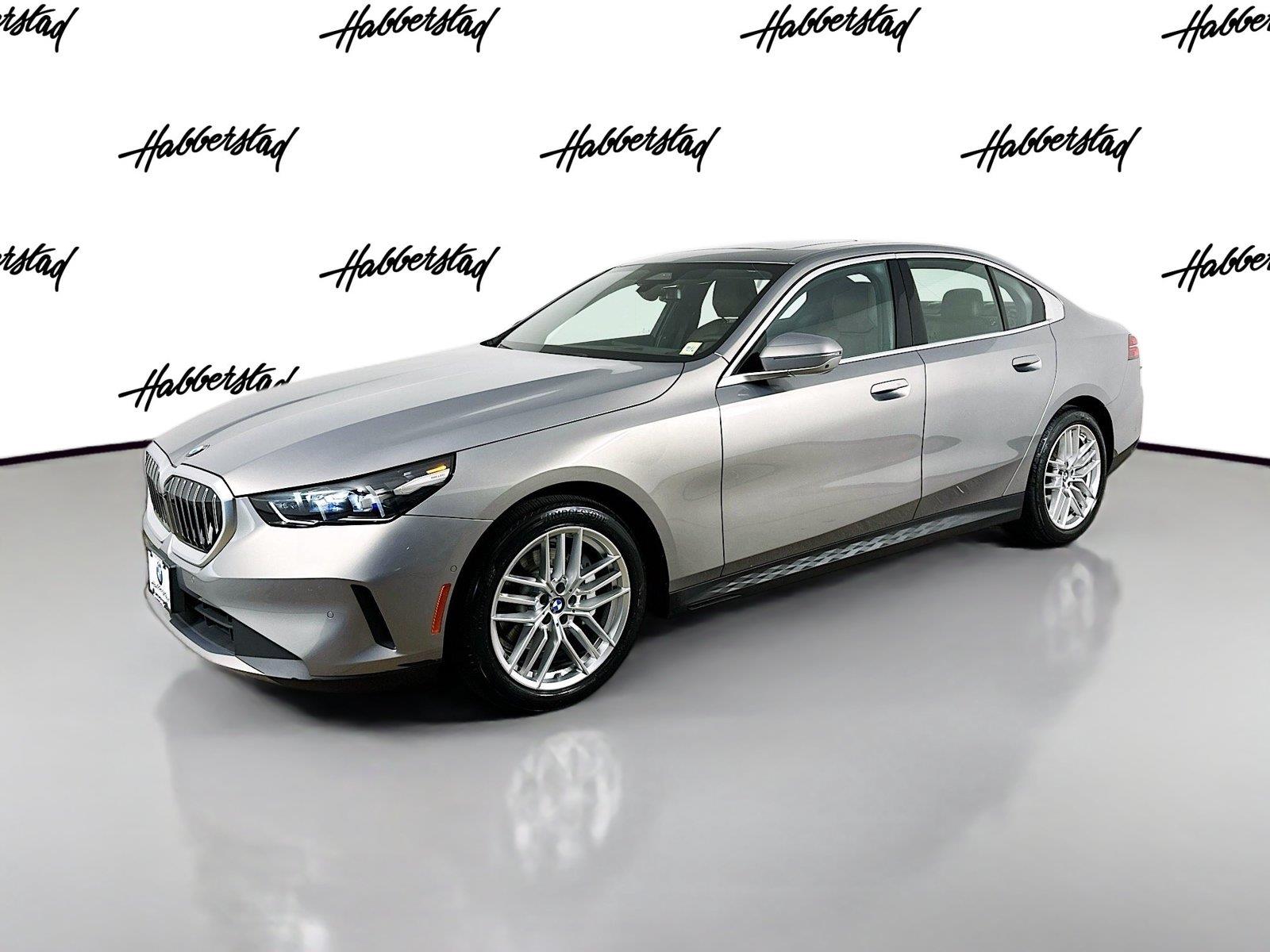 Gray (Oxide Grey Metallic) 2025 BMW 5 Series Sedan All-Wheel Drive Automatic