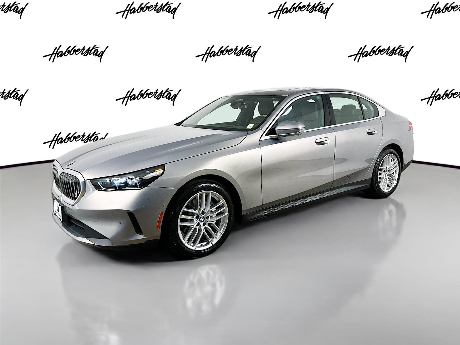 Gray (Oxide Grey Metallic) 2025 BMW 5 Series Sedan All-Wheel Drive Automatic