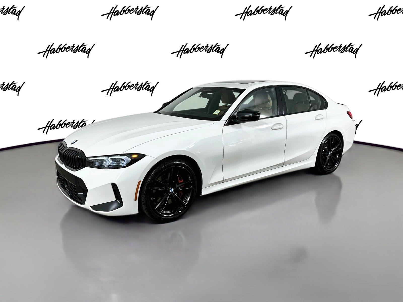 Alpine White 2023 BMW 3 Series Sedan All-Wheel Drive Automatic