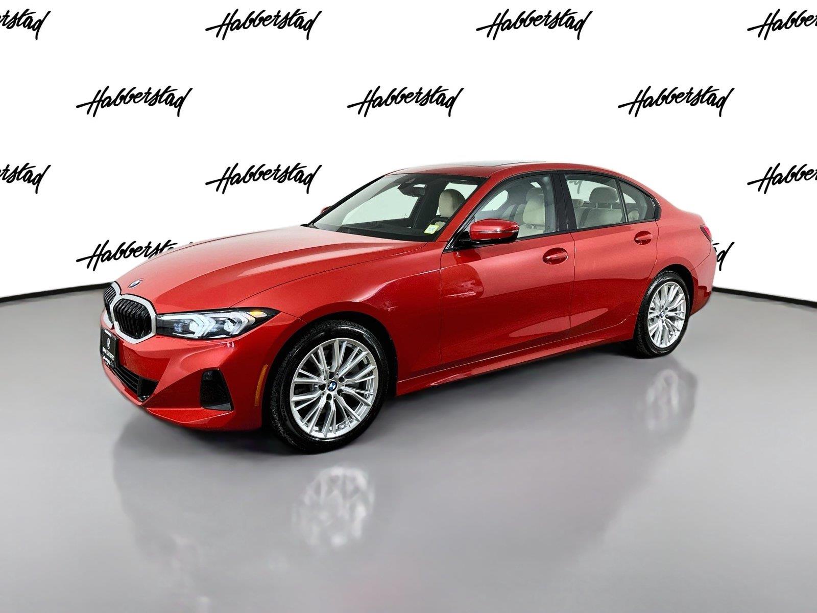 Melbourne Red Metallic 2023 BMW 3 Series Sedan All-Wheel Drive Automatic