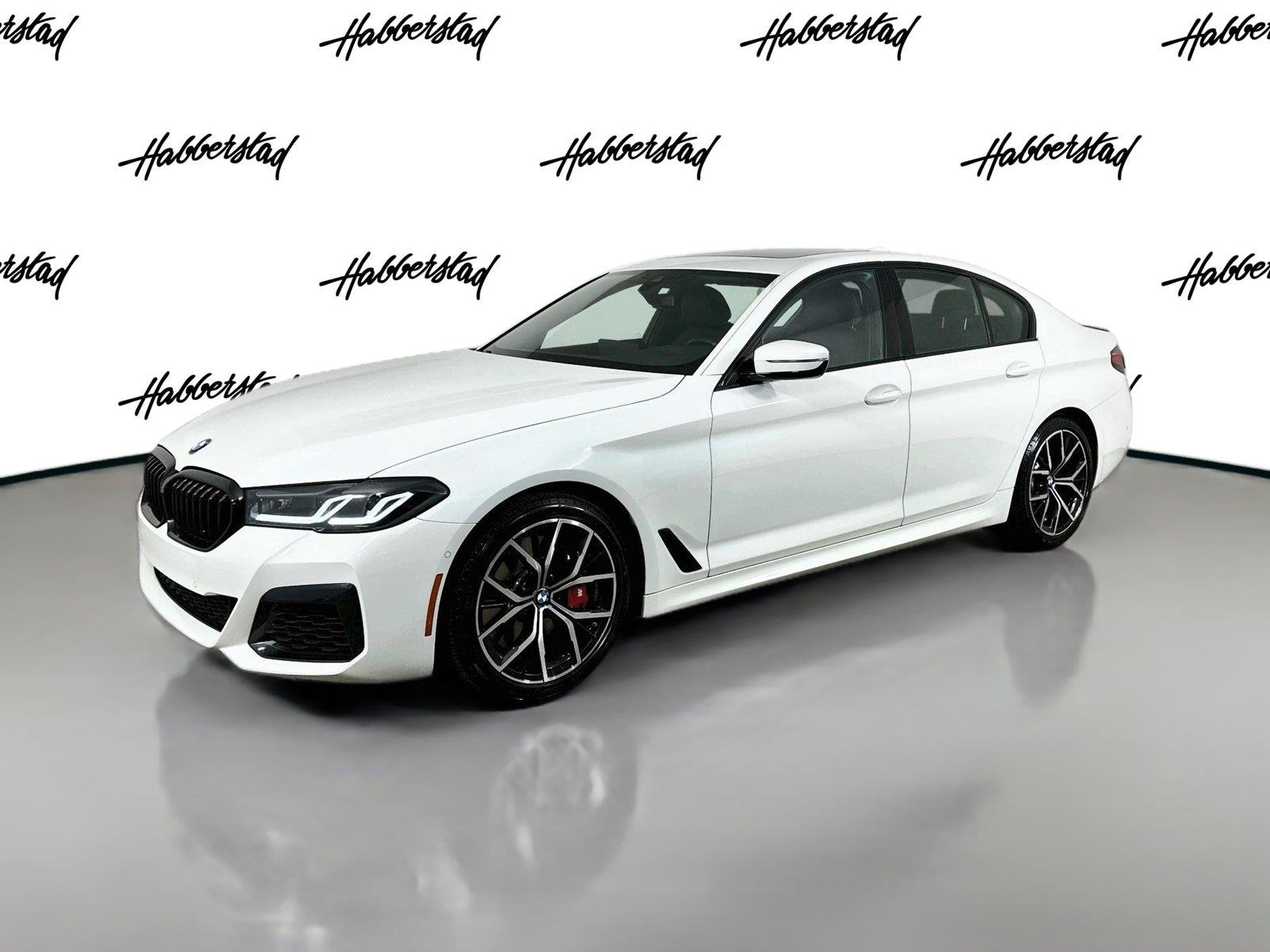 Alpine White 2023 BMW 5 Series Sedan All-Wheel Drive Automatic
