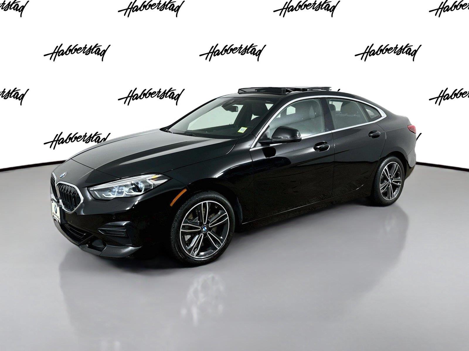 Jet Black 2022 BMW 2 Series Sedan All-Wheel Drive Automatic