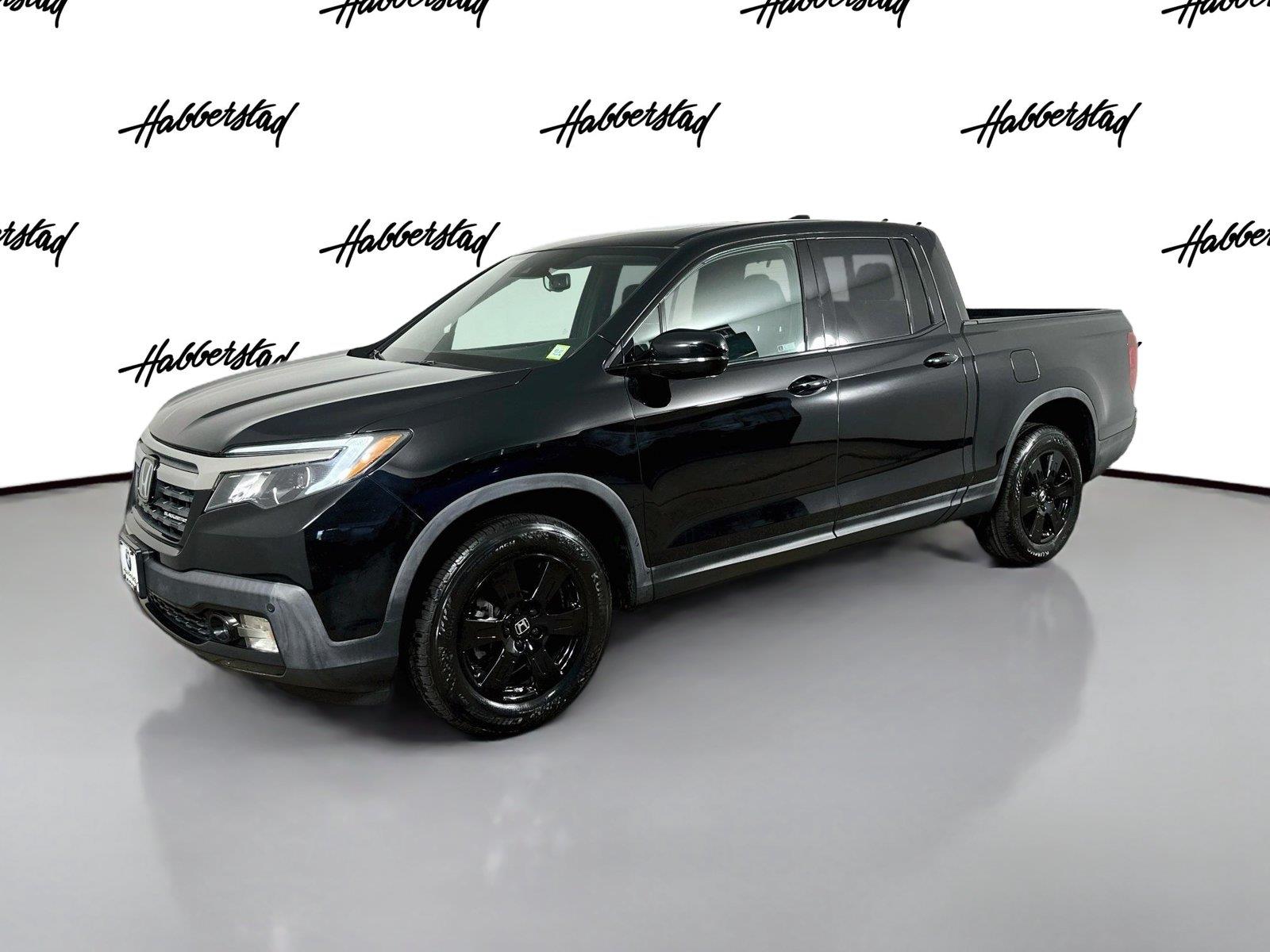 Crystal Black Pearl 2020 Honda Ridgeline Pickup Truck All-Wheel Drive 9-Speed Automatic