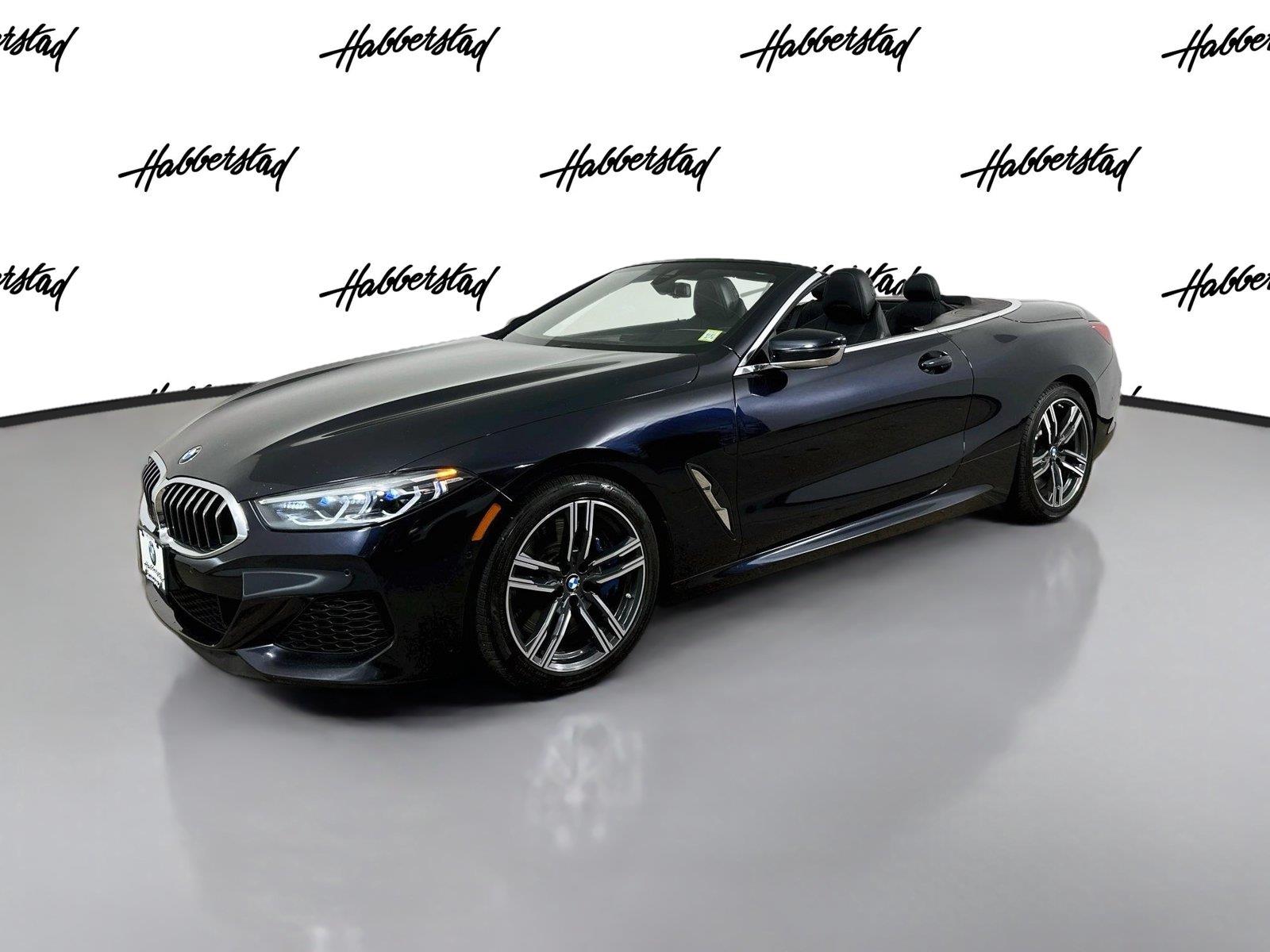 Carbon Black Metallic 2019 BMW 8 Series Convertible All-Wheel Drive Automatic