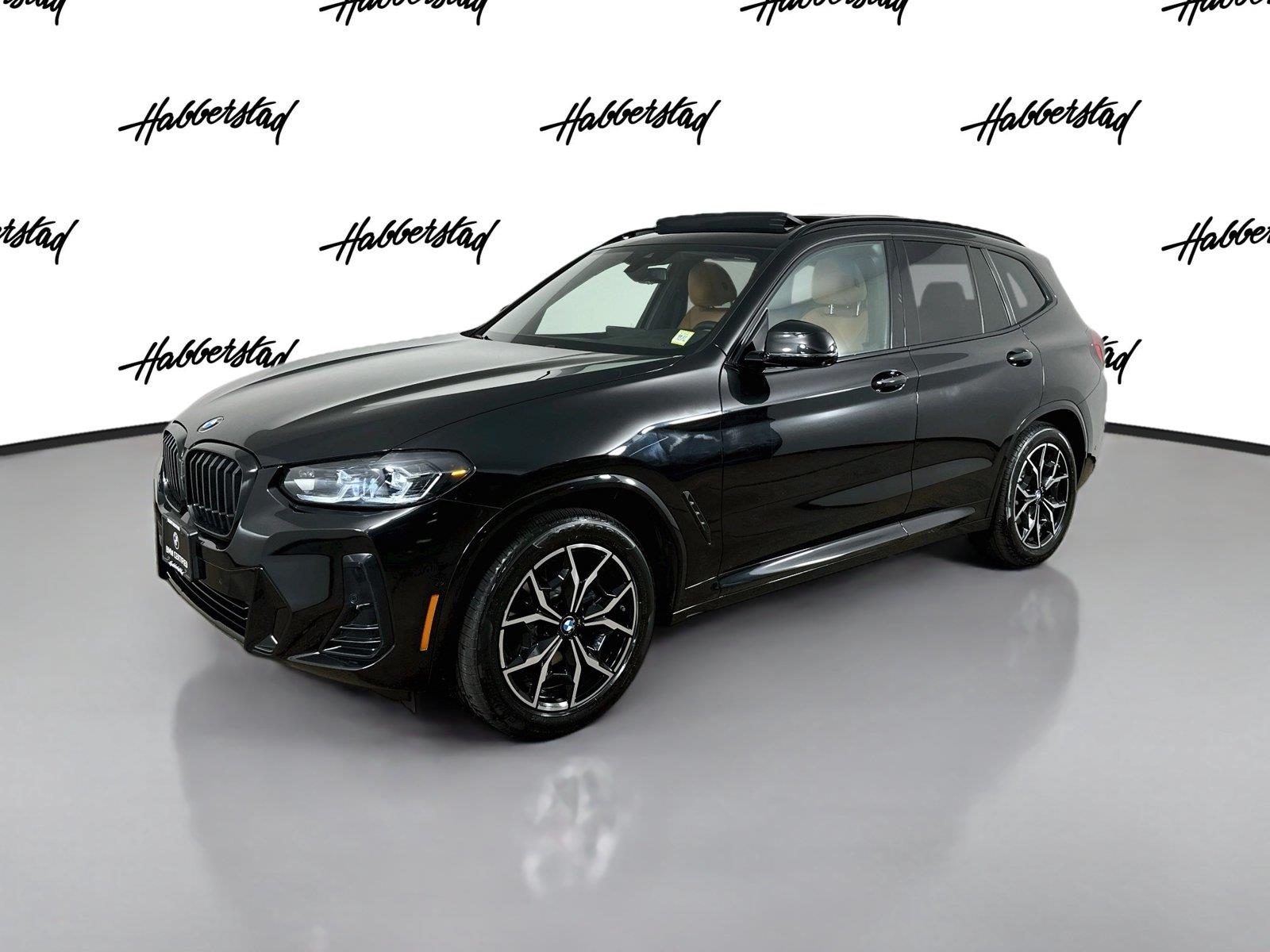 Black Sapphire Metallic 2023 BMW X3 SUV / Crossover All-Wheel Drive Automatic