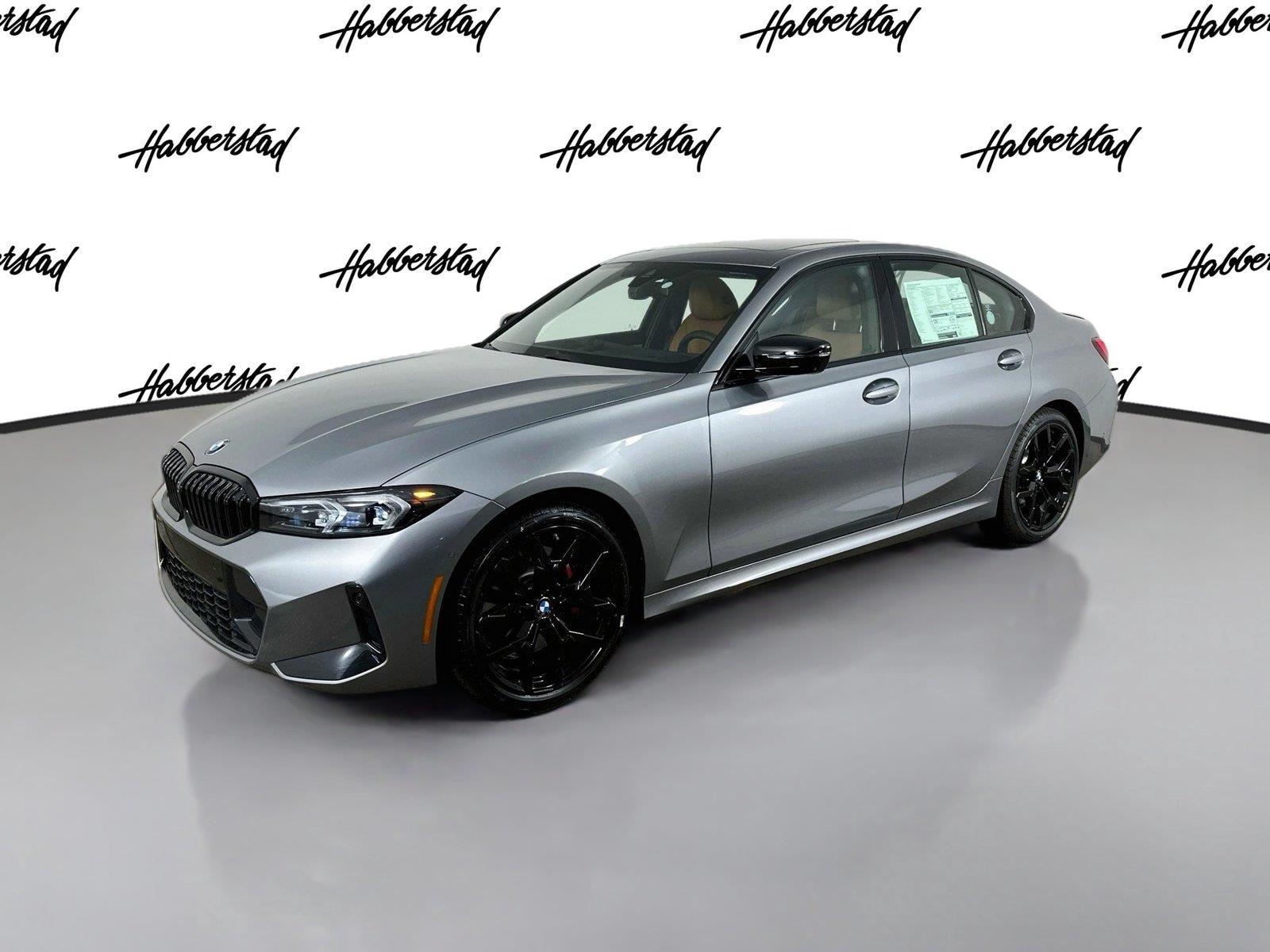 Gray (Skyscraper Grey Metallic) 2026 BMW 3 Series Sedan All-Wheel Drive Automatic