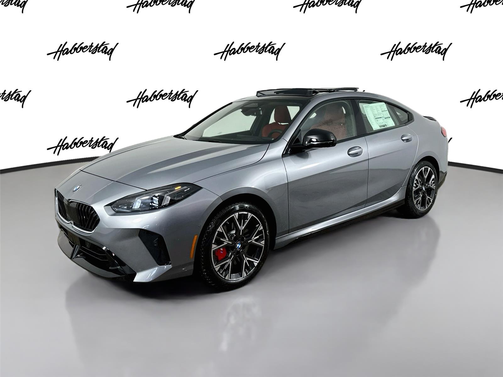 Gray (Skyscraper Grey Metallic) 2026 BMW 2 Series Sedan All-Wheel Drive 7-Speed Dual Clutch