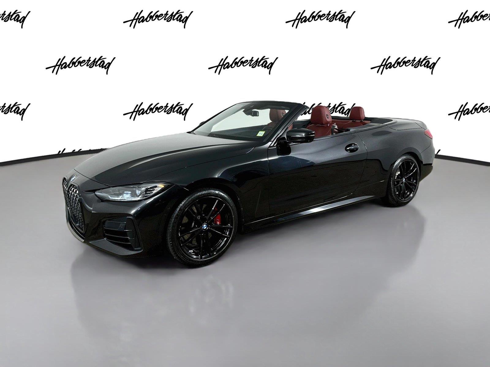 Black Sapphire Metallic 2023 BMW 4 Series Convertible Rear-Wheel Drive Automatic