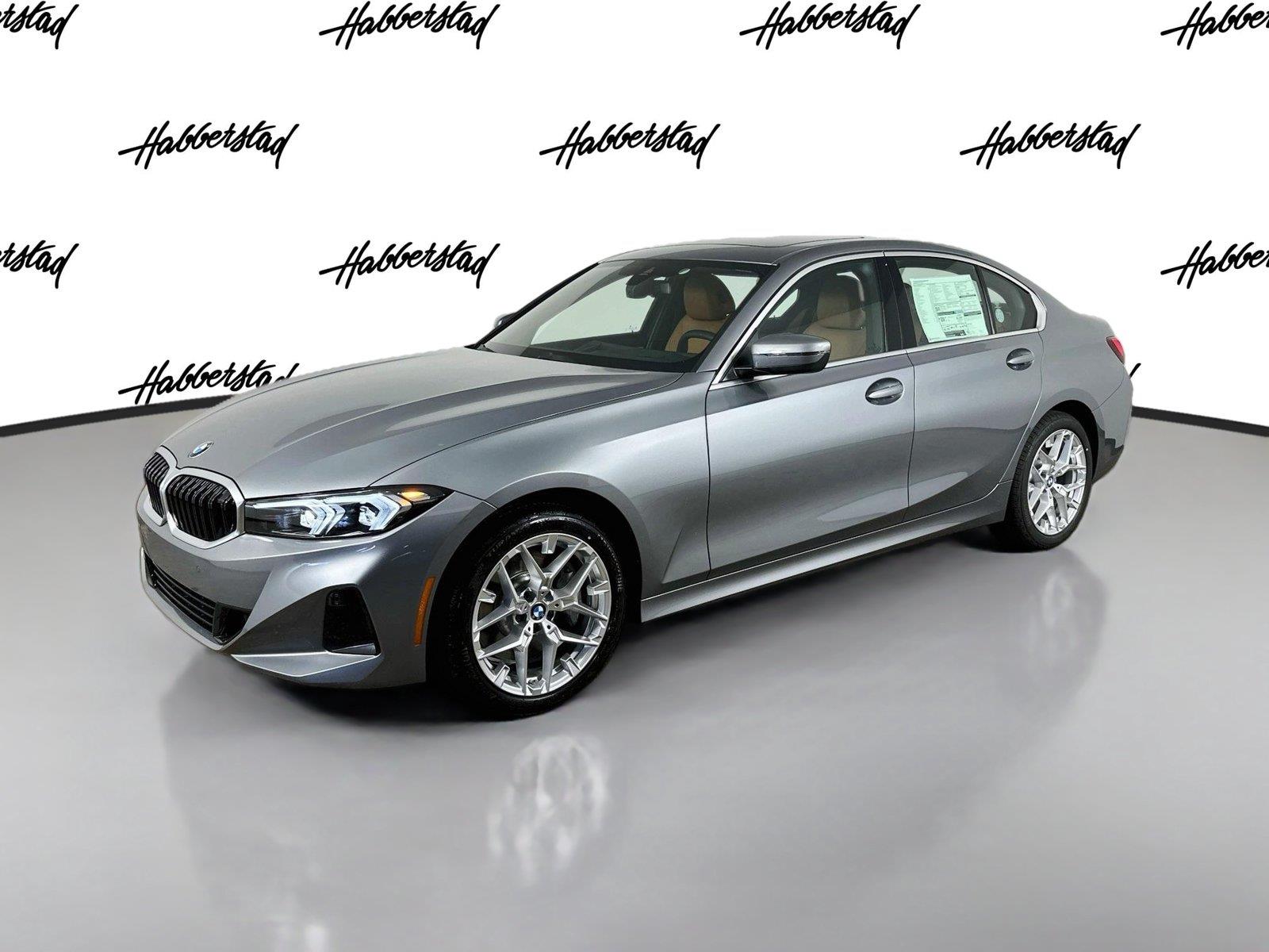 Gray (Skyscraper Grey Metallic) 2026 BMW 3 Series Sedan All-Wheel Drive Automatic