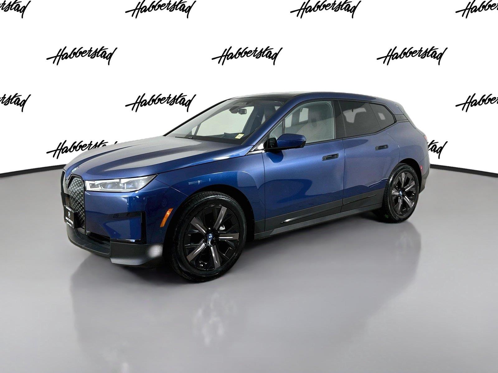 Phytonic Blue Metallic 2024 BMW iX SUV / Crossover All-Wheel Drive Automatic