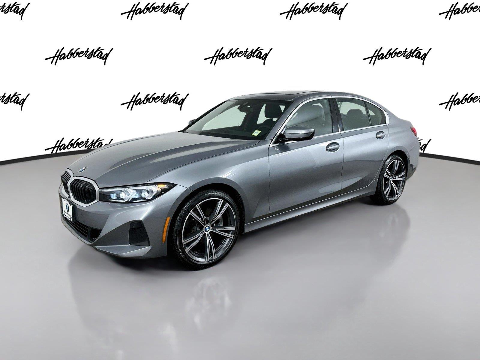 Gray (Skyscraper Grey Metallic) 2024 BMW 3 Series Sedan All-Wheel Drive Automatic