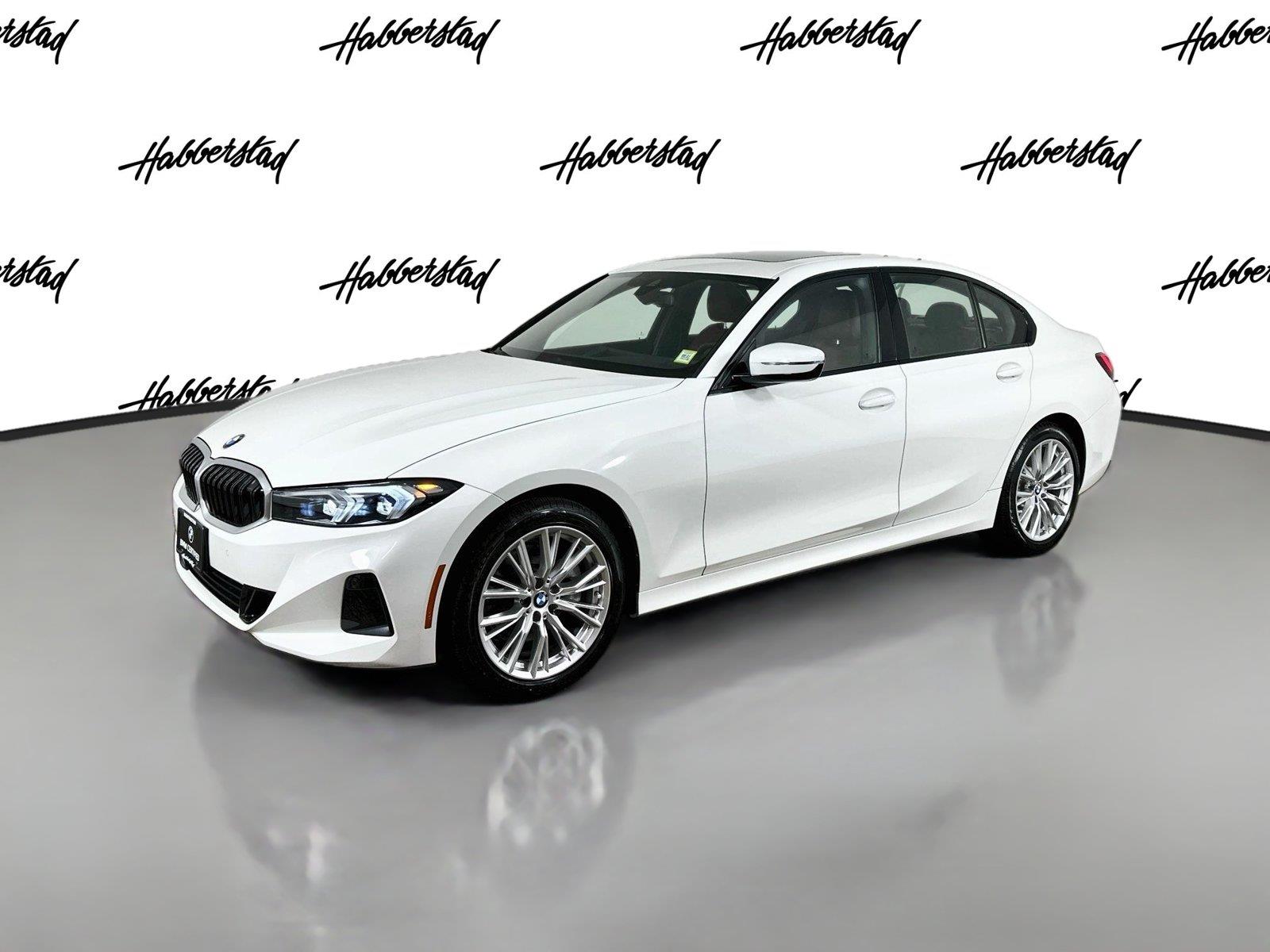 Alpine White 2023 BMW 3 Series Sedan All-Wheel Drive Automatic