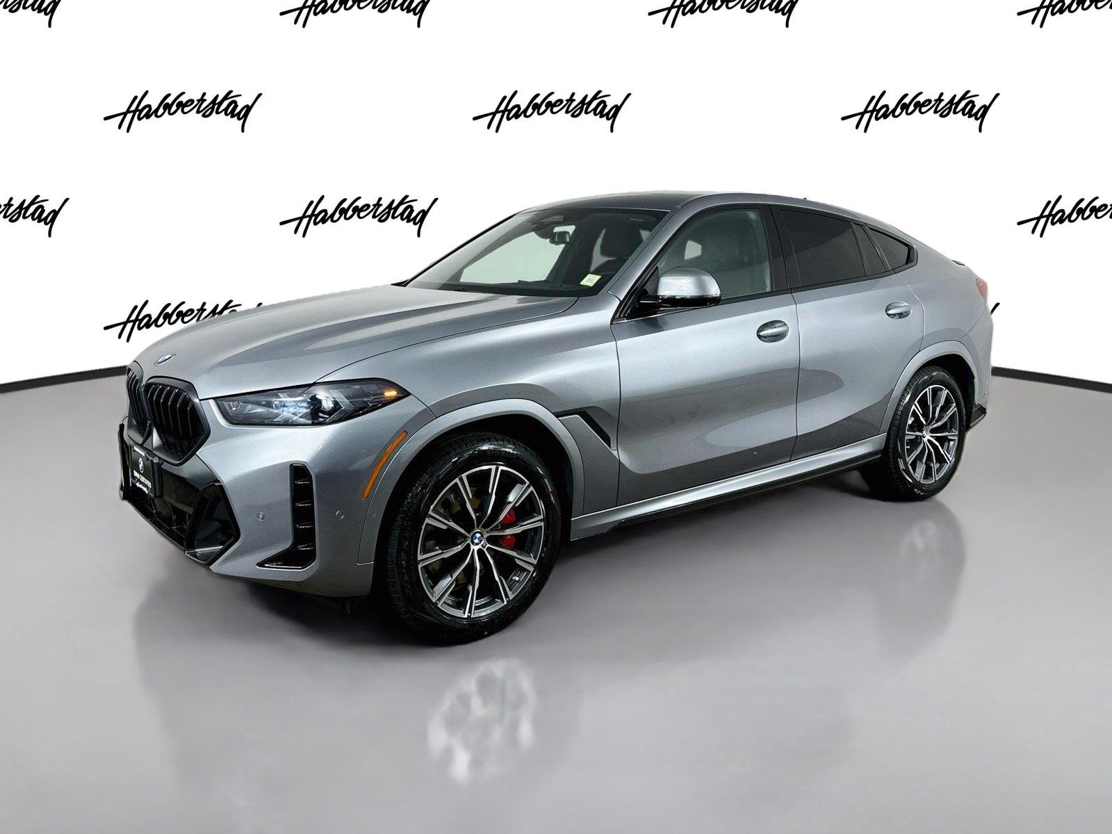 Gray (Skyscraper Grey Metallic) 2024 BMW X6 SUV / Crossover All-Wheel Drive Automatic