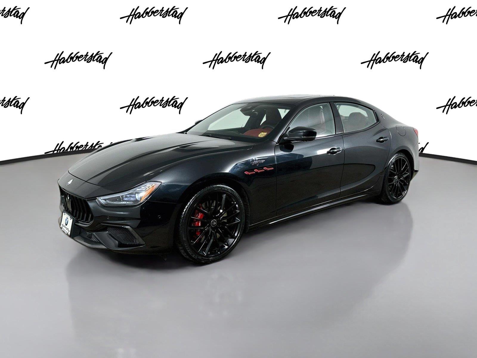 Nero Ribelle Metallic 2023 Maserati Ghibli Sedan Rear-Wheel Drive Automatic