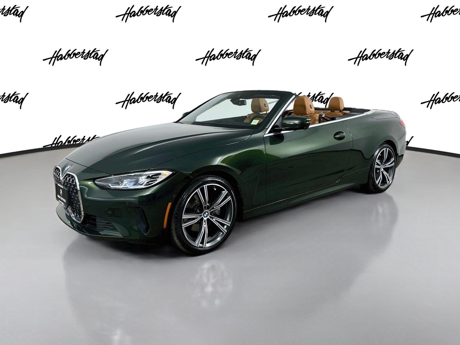 San Remo Green Metallic 2024 BMW 4 Series Convertible All-Wheel Drive Automatic