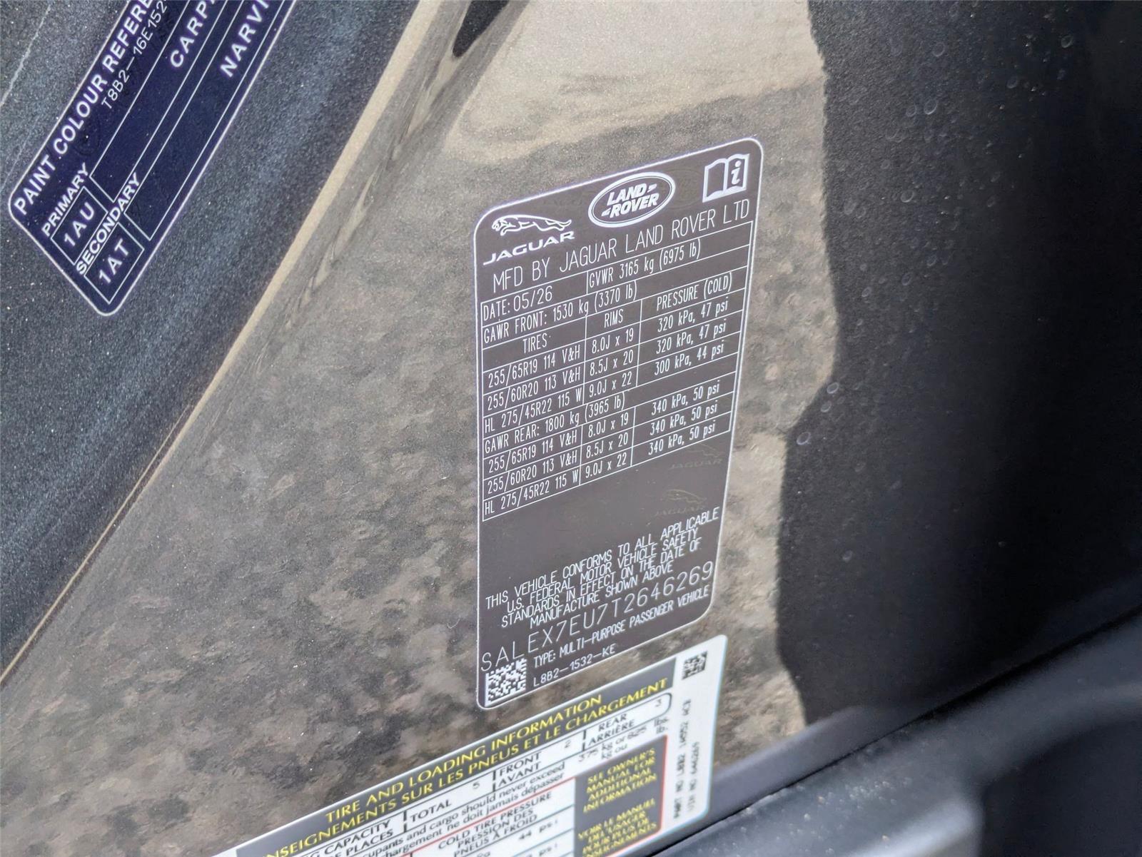 New 2026 Carpathian Grey Premium Metallic Land Rover X image 37