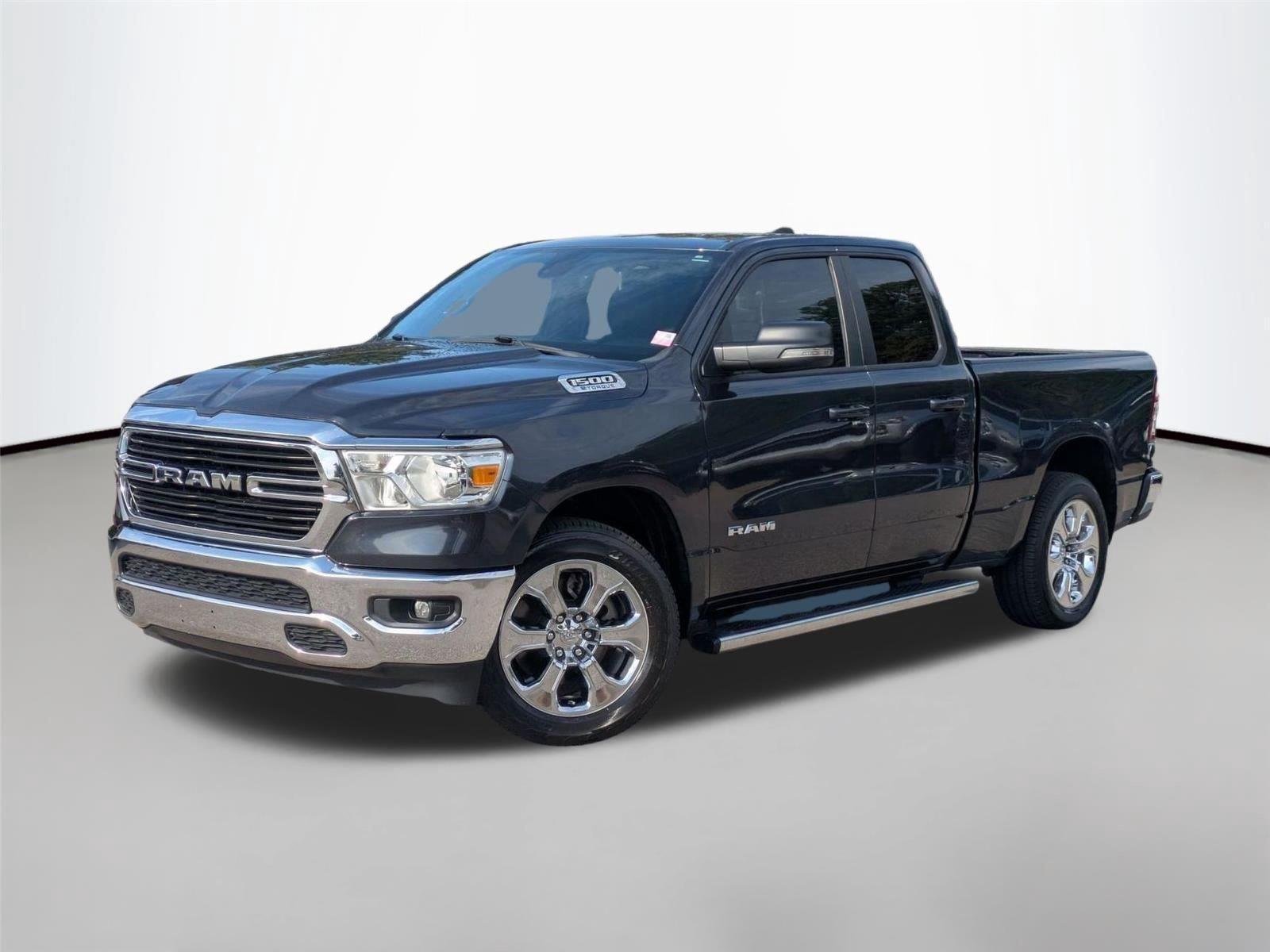Ram様 Pre-Owned 2021 Ram 1500 Big Horn Quad Cab in Columbia #T2641111B