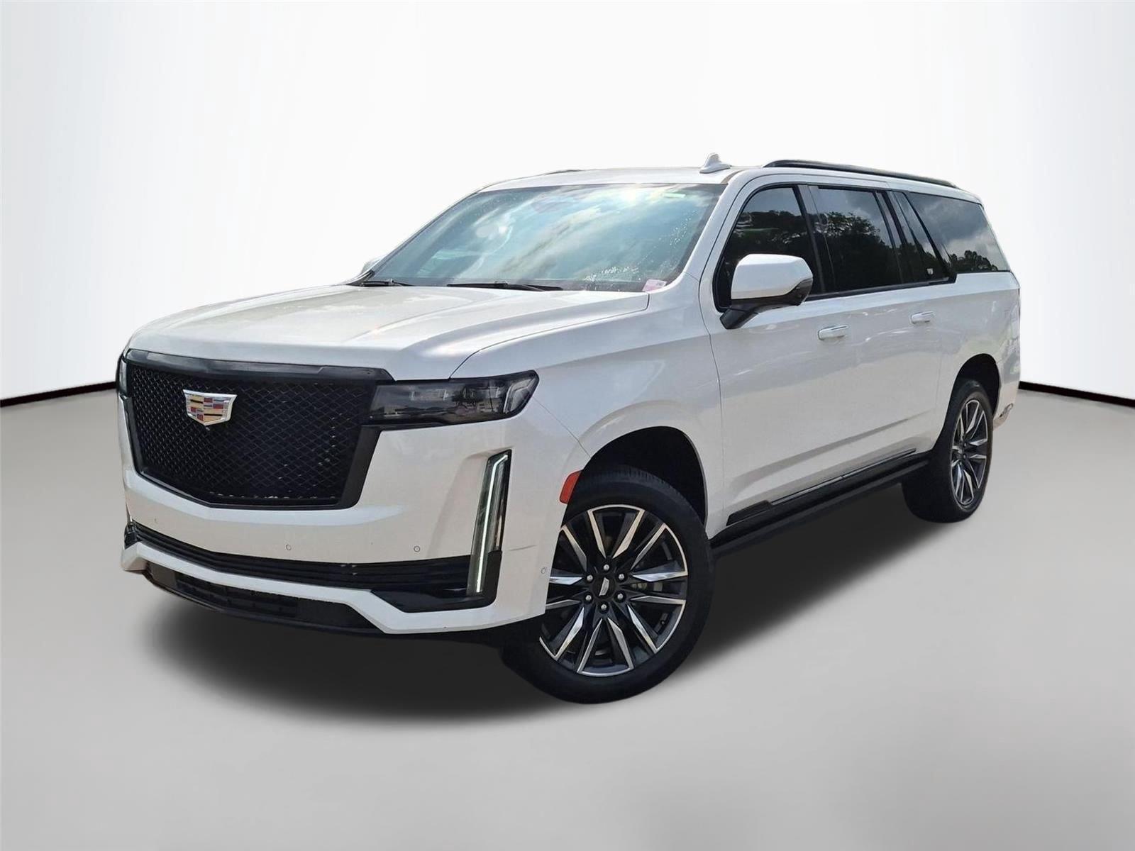 Crystal White Tricoat 2021 Cadillac Escalade ESV SUV / Crossover Rear-Wheel Drive Automatic