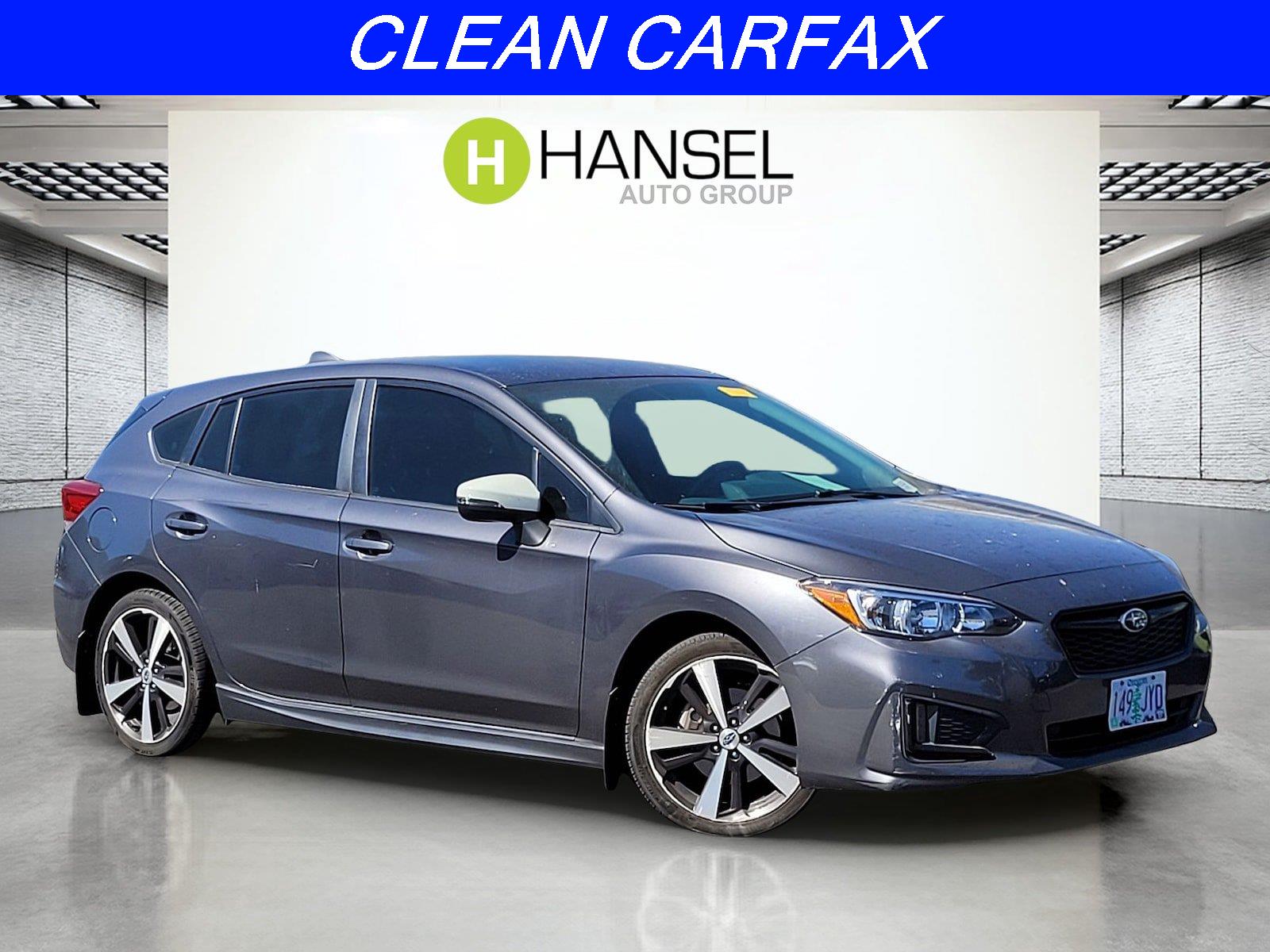 Magnetite Gray Metallic 2018 Subaru Impreza Hatchback All-Wheel Drive Continuously Variable Transmission