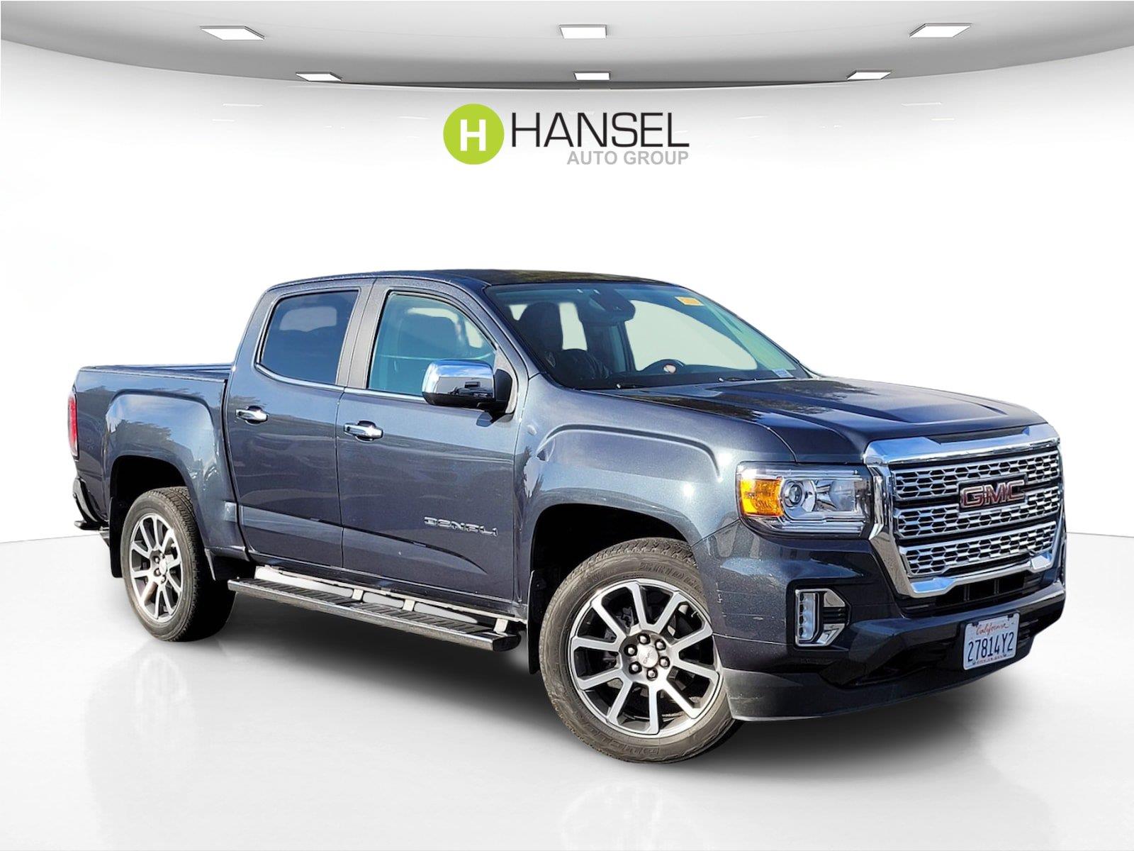 Green (Hunter Metallic) 2021 GMC Canyon Pickup Truck Four-Wheel Drive 8-Speed Automatic