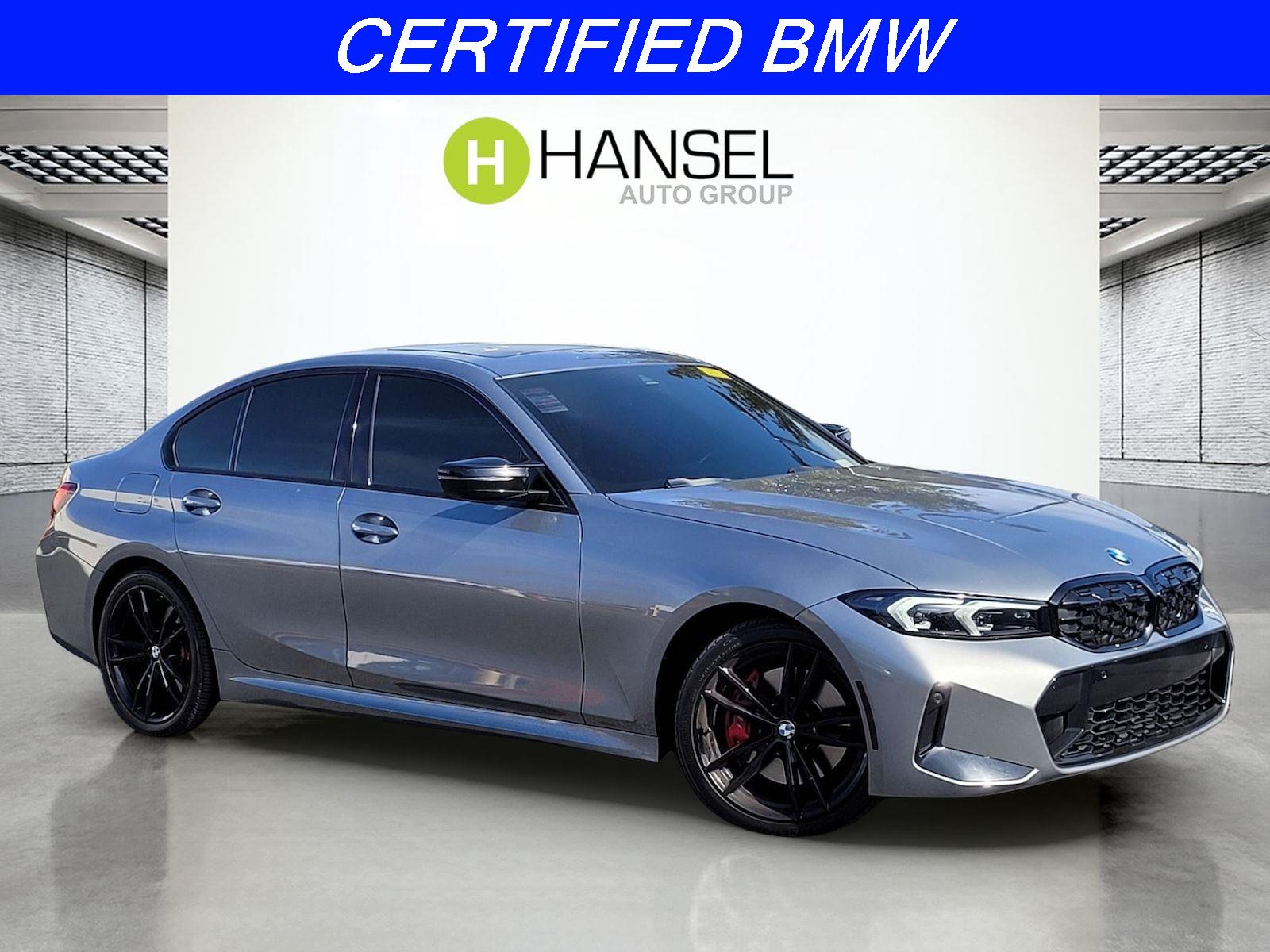 Gray (Skyscraper Grey Metallic) 2023 BMW 3 Series Sedan All-Wheel Drive Automatic