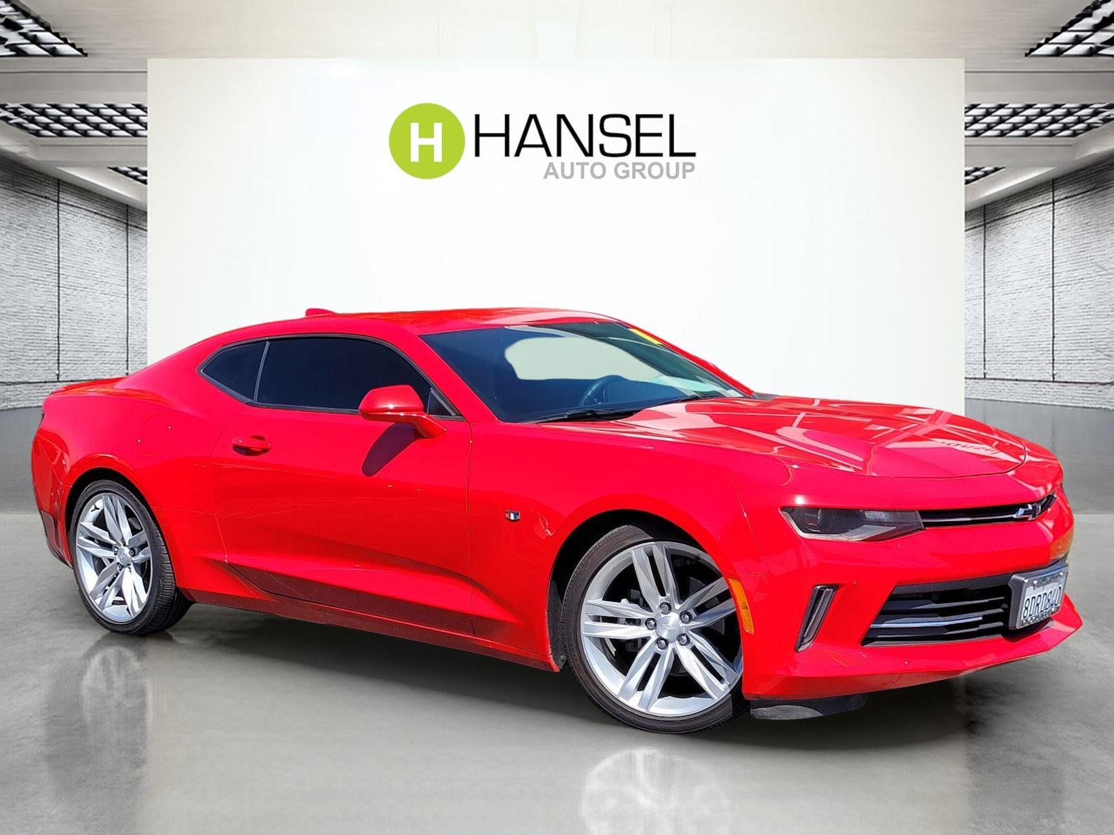 Red Hot 2018 Chevrolet Camaro Coupe Rear-Wheel Drive 8-Speed Automatic