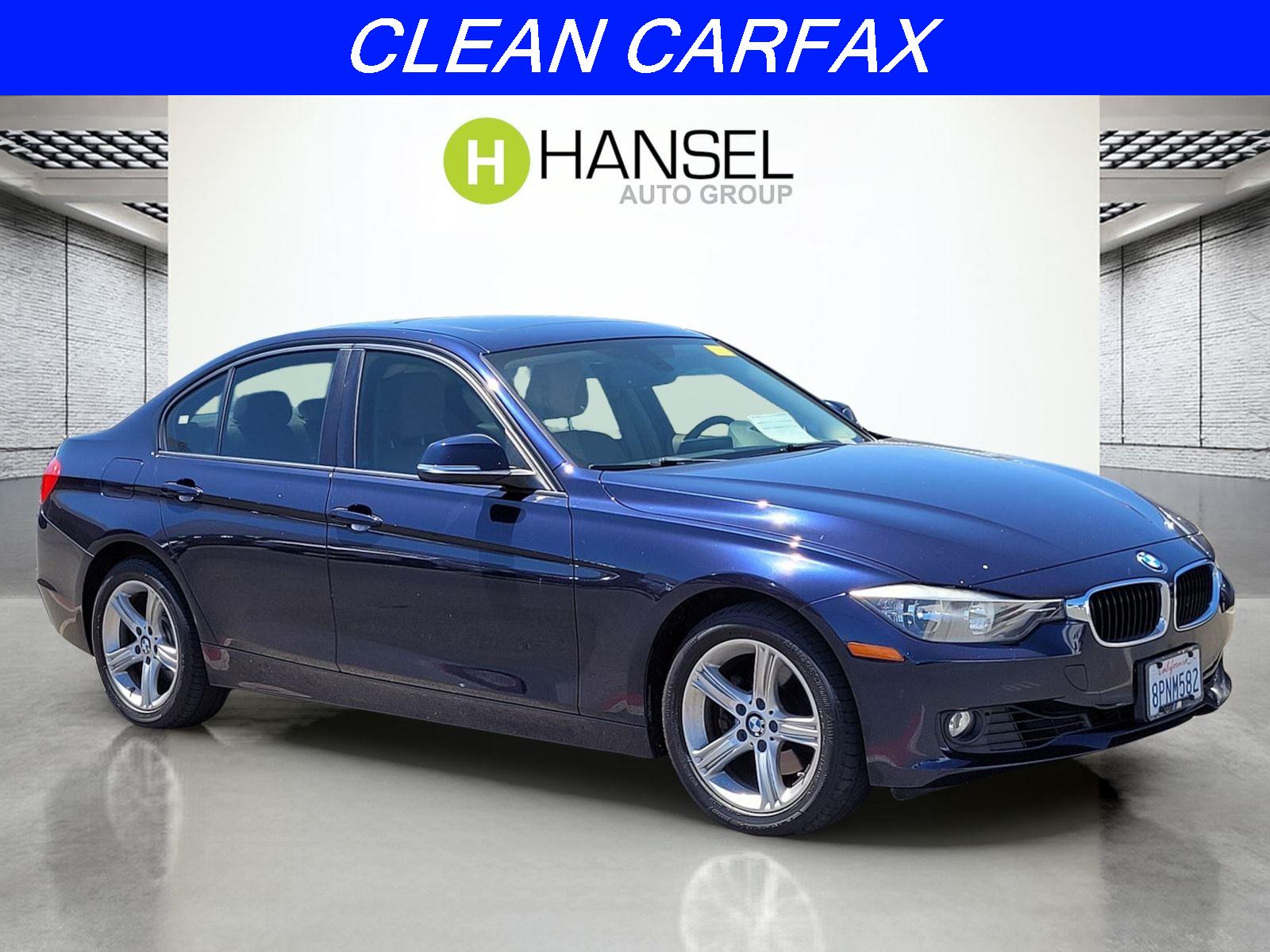 Imperial Blue Metallic 2014 BMW 3 Series Sedan All-Wheel Drive 8-Speed Automatic