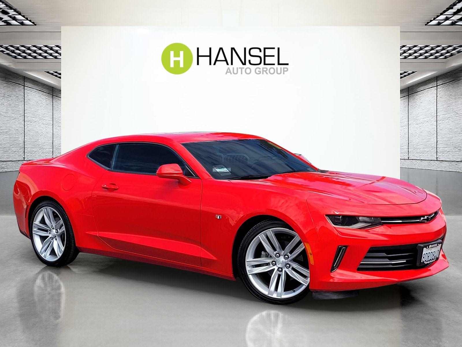 Red Hot 2018 Chevrolet Camaro Coupe Rear-Wheel Drive 8-Speed Automatic