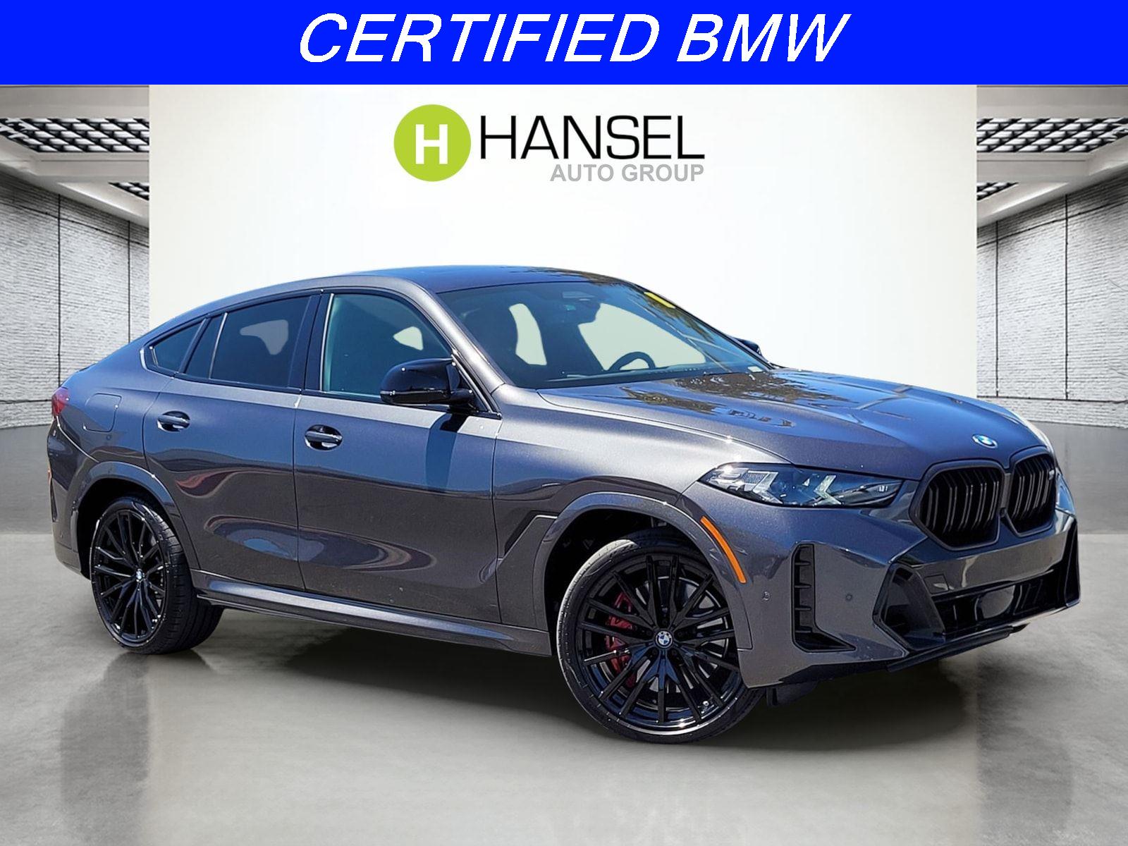 Gray (Gunmetal Metallic) 2024 BMW X6 SUV / Crossover All-Wheel Drive Automatic