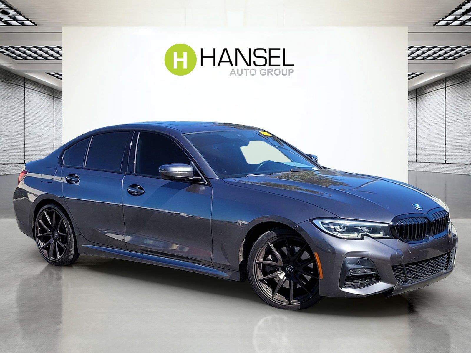 Mineral Gray Metallic 2020 BMW 3 Series Sedan Rear-Wheel Drive Automatic