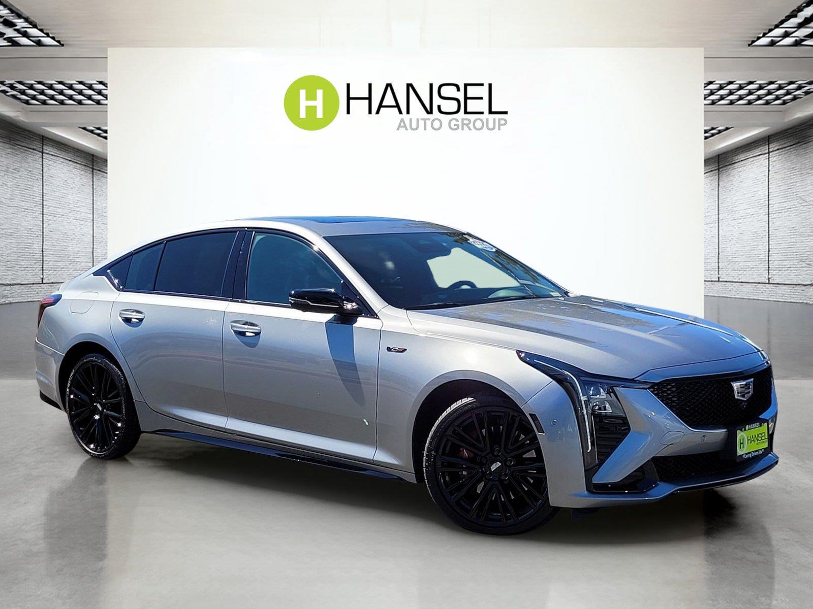 Argent Silver Metallic 2025 Cadillac CT5 Sedan All-Wheel Drive Automatic