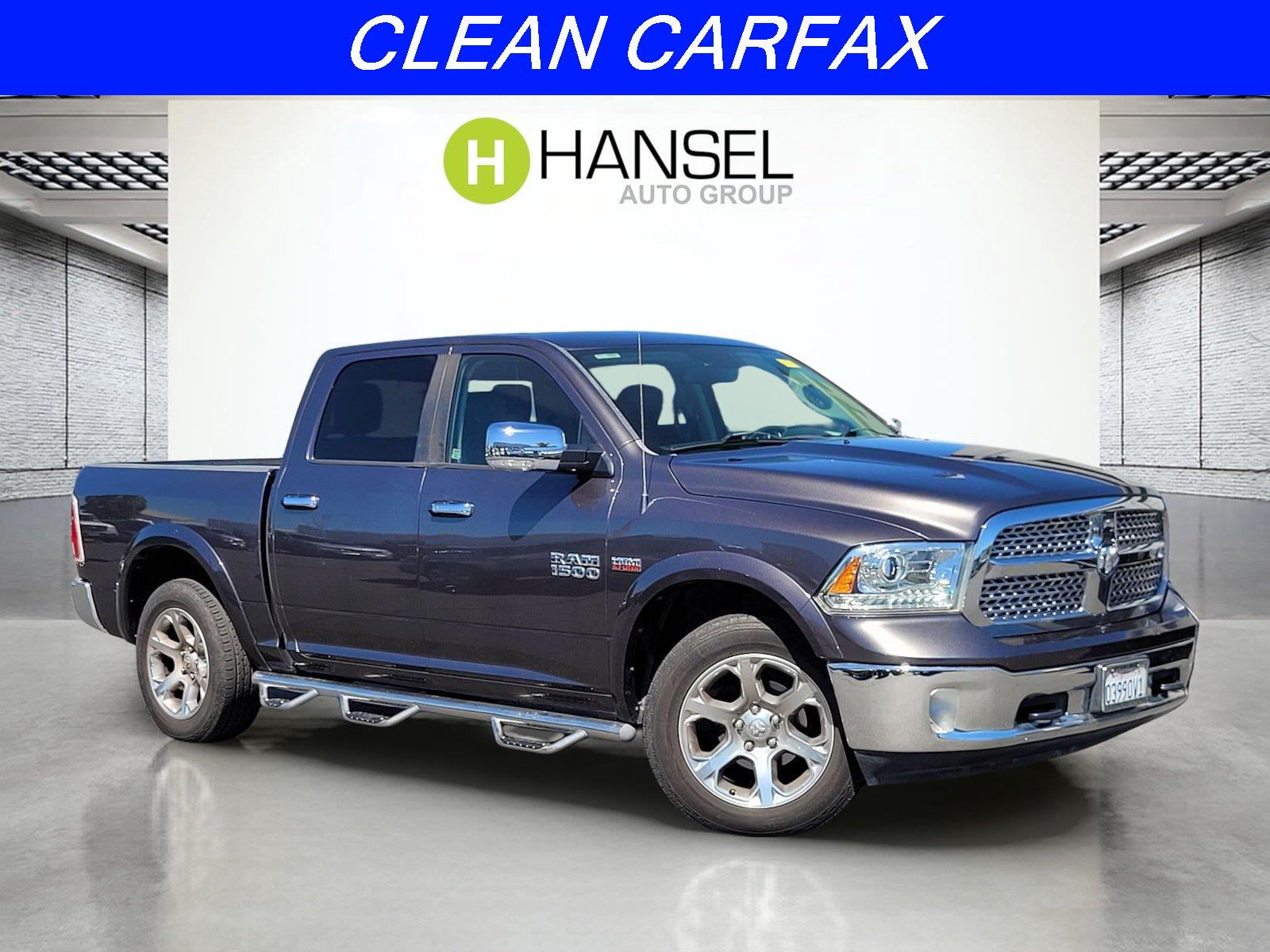 Gray (Granite Crystal Metallic Clearcoat) 2015 RAM 1500 Pickup Truck Four-Wheel Drive 8-Speed Automatic