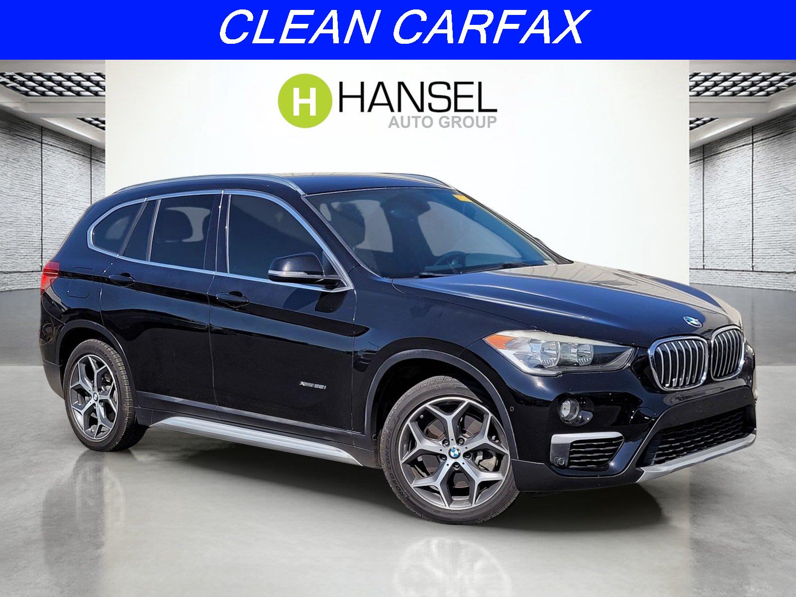 Jet Black 2017 BMW X1 SUV / Crossover All-Wheel Drive 8-Speed Automatic