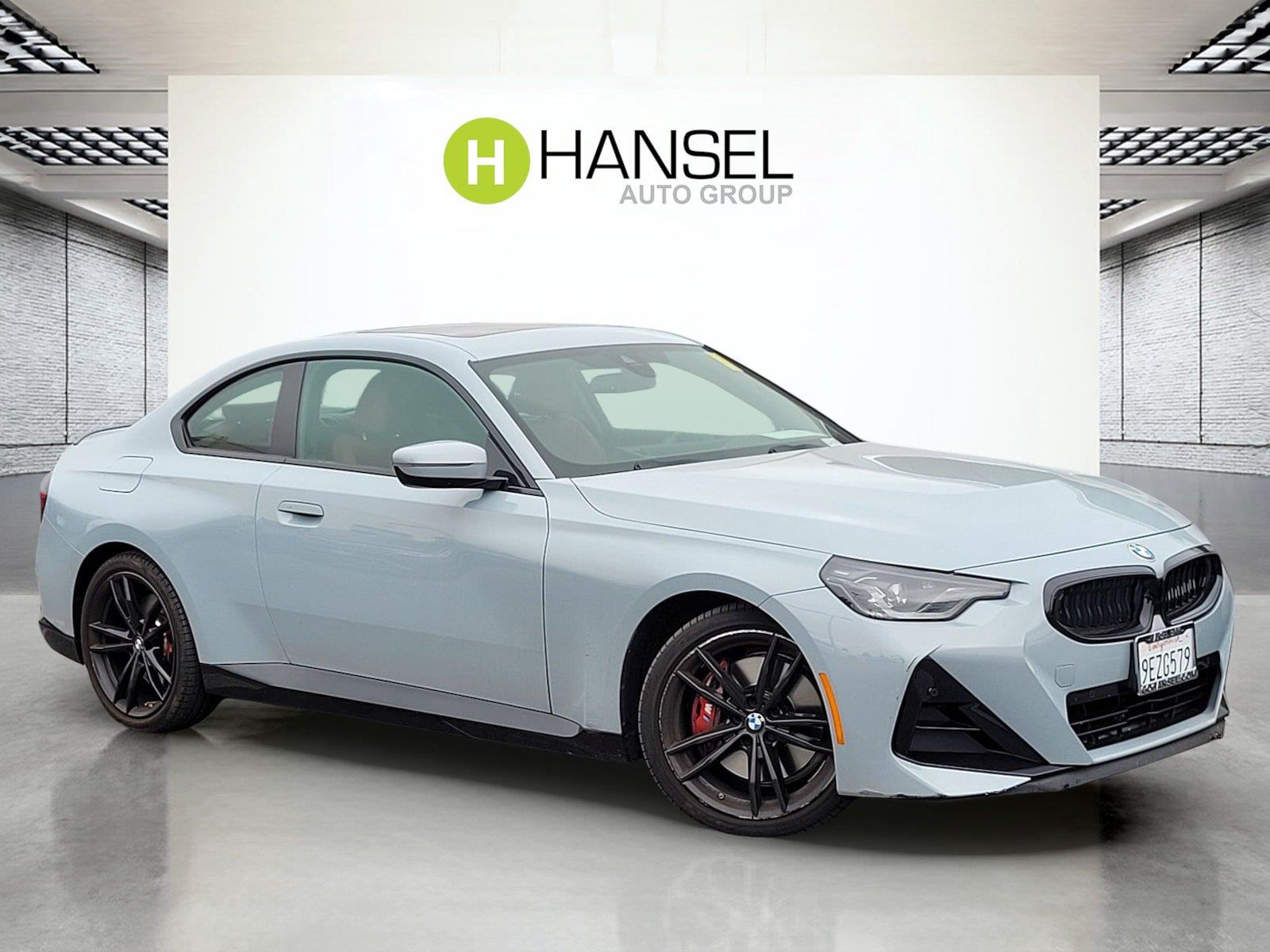 Gray (Brooklyn Grey Metallic) 2023 BMW 2 Series Coupe All-Wheel Drive Automatic