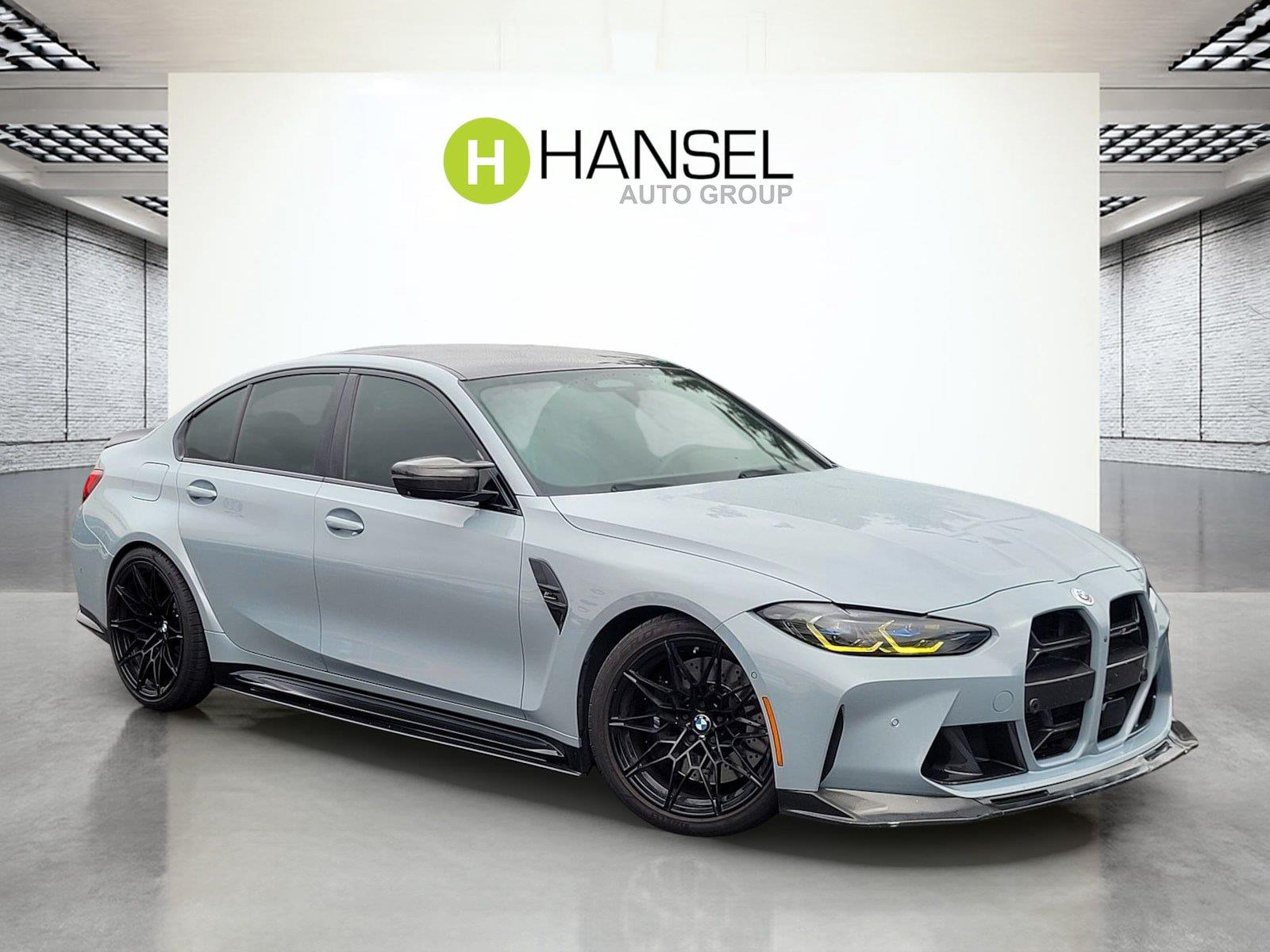 Gray (Brooklyn Grey Metallic) 2022 BMW M3 Sedan All-Wheel Drive Automatic