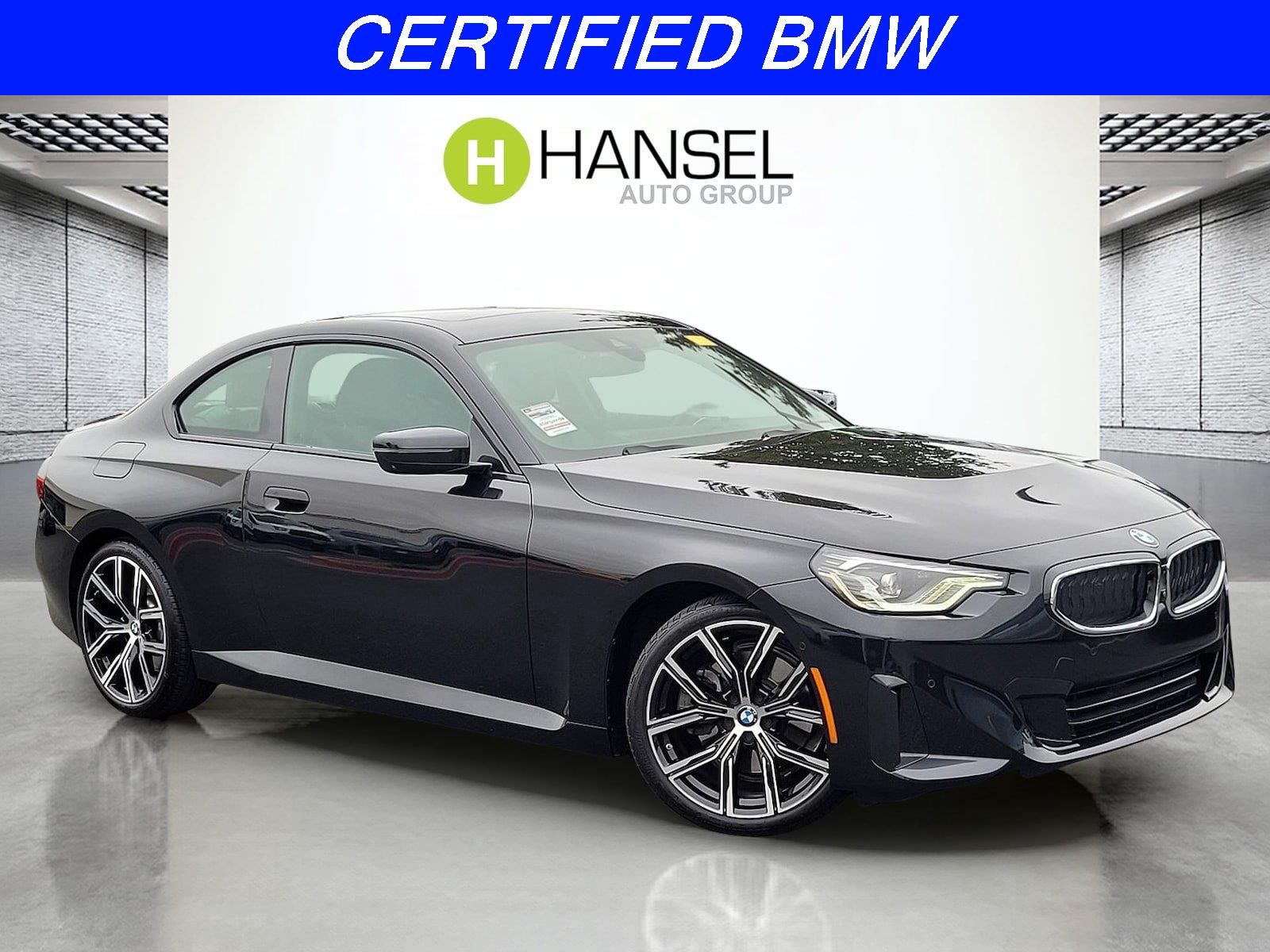 Black Sapphire Metallic 2023 BMW 2 Series Coupe Rear-Wheel Drive Automatic