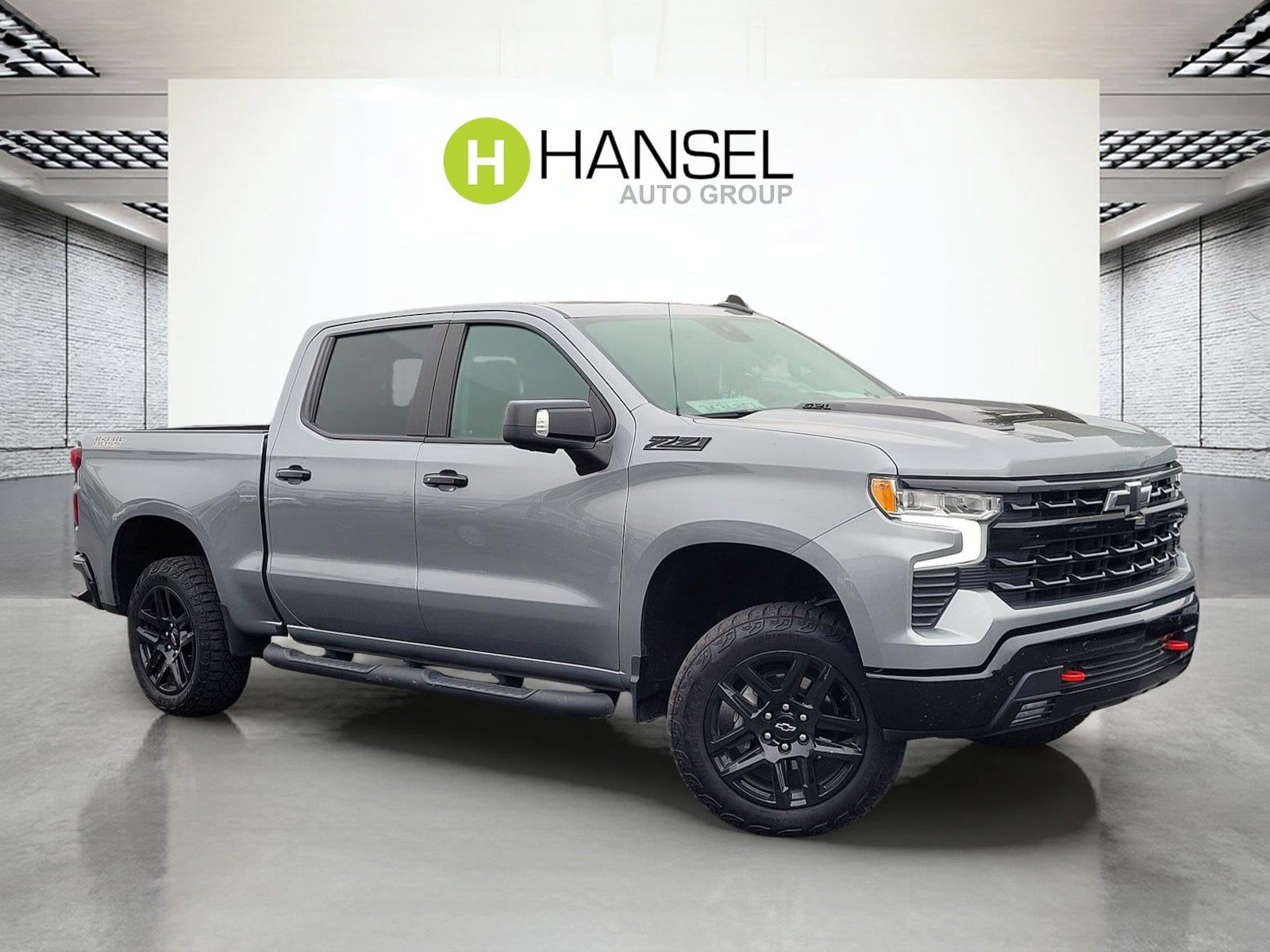 Sterling Gray Metallic 2024 Chevrolet Silverado 1500 Pickup Truck Four-Wheel Drive Automatic