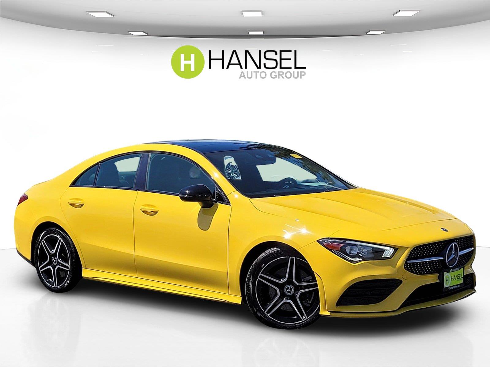 Sun Yellow 2020 Mercedes-Benz CLA Coupe Front-Wheel Drive Automatic