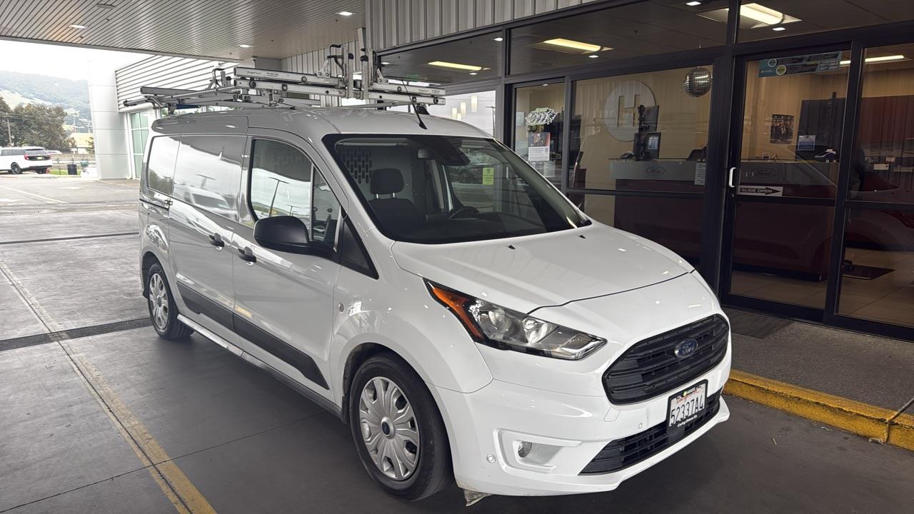 Frozen White 2023 Ford Transit Connect Cargo XLT LWB FWD with Rear Cargo Doors Van Front-Wheel Drive 8-Speed Automatic