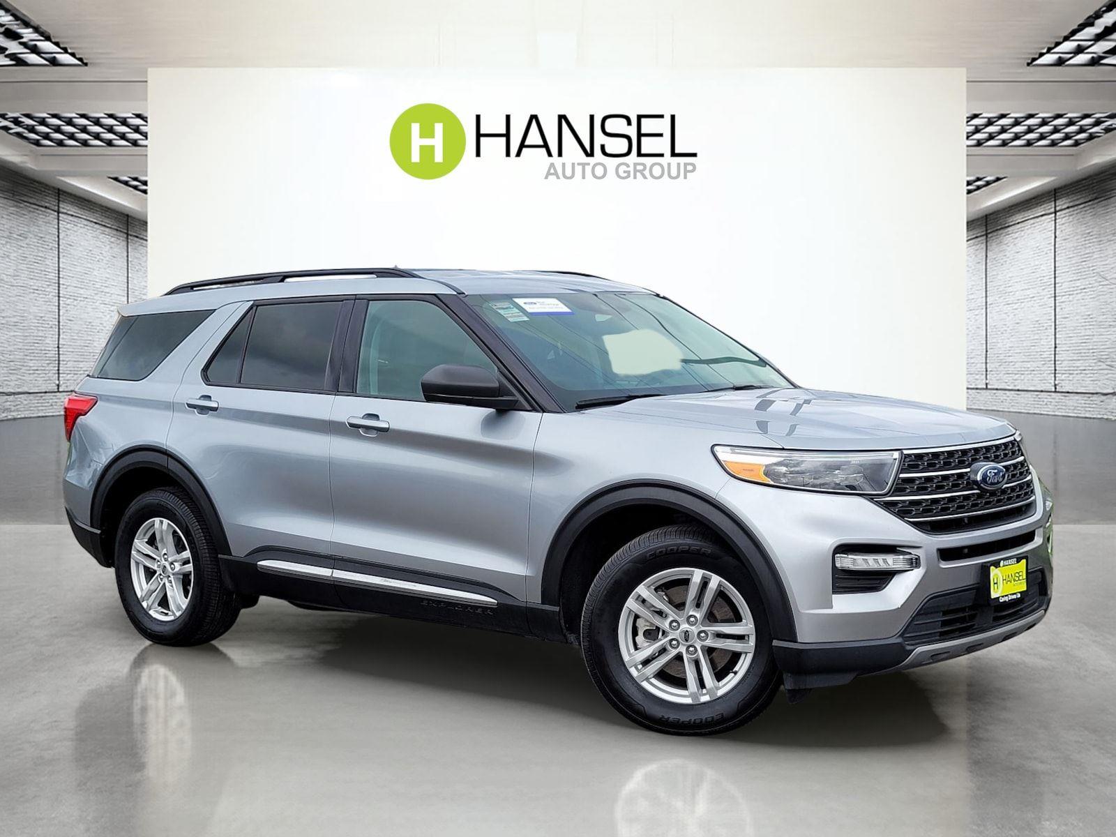 Iconic Silver 2023 Ford Explorer XLT AWD SUV / Crossover All-Wheel Drive Automatic