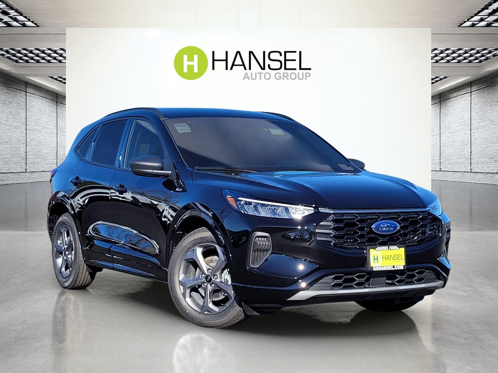 Agate Black 2024 Ford Escape Hybrid ST-Line FWD SUV / Crossover Front-Wheel Drive Continuously Variable Transmission