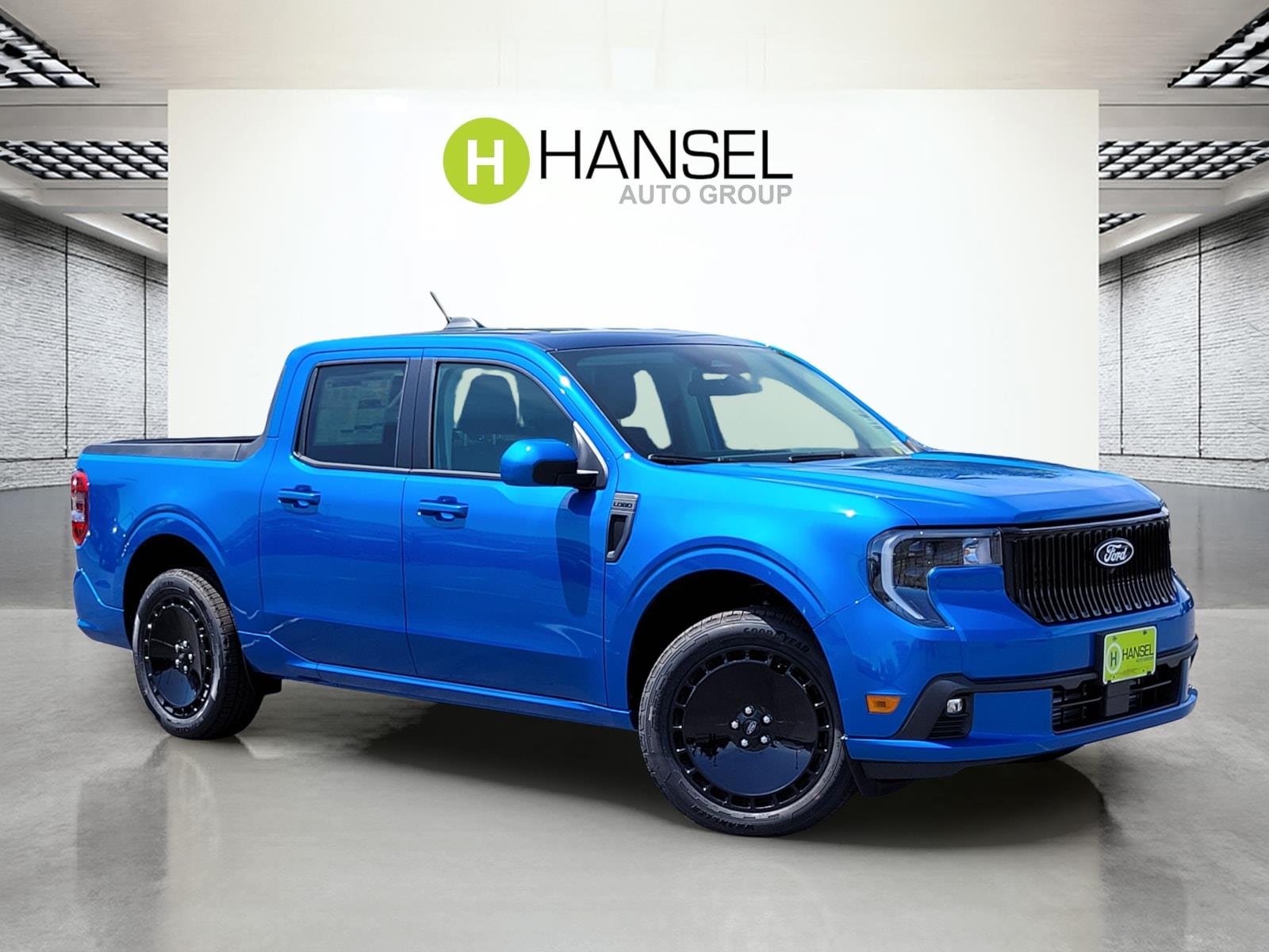 Velocity Blue 2025 Ford Maverick Lobo SuperCrew AWD Pickup Truck All-Wheel Drive 7-Speed Automatic