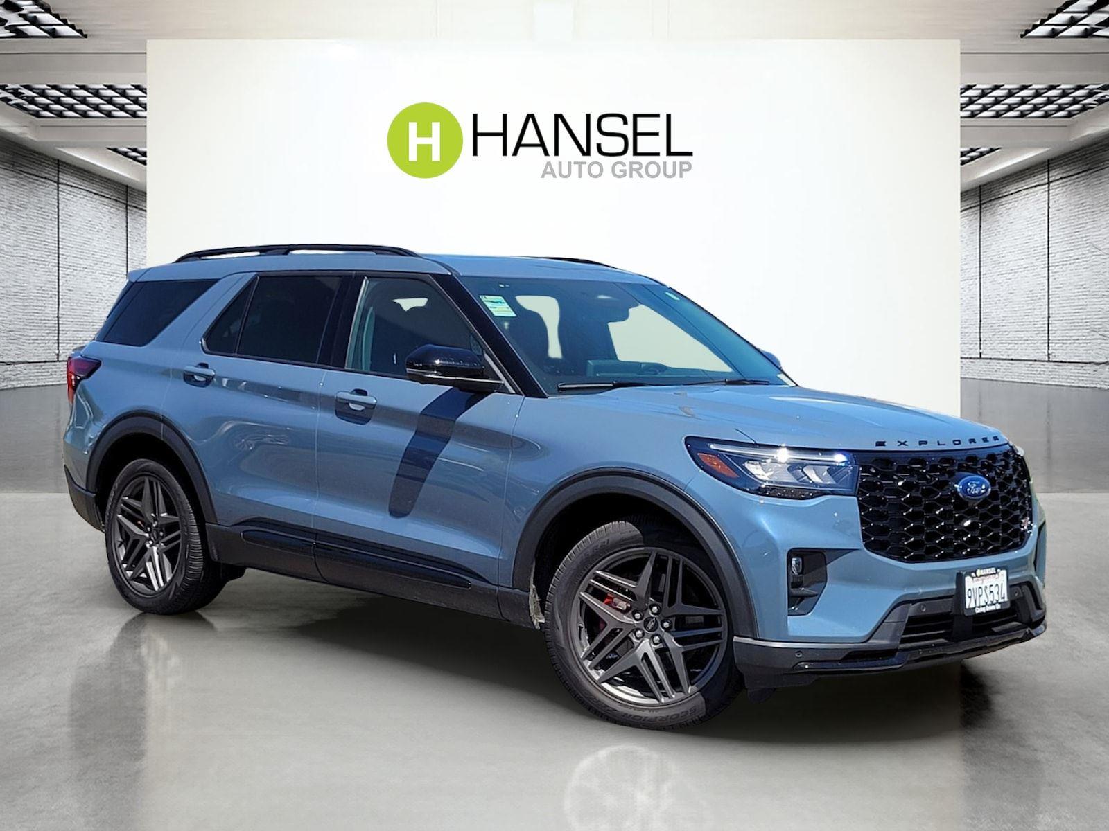 Vapor Blue 2025 Ford Explorer ST AWD SUV / Crossover All-Wheel Drive Automatic