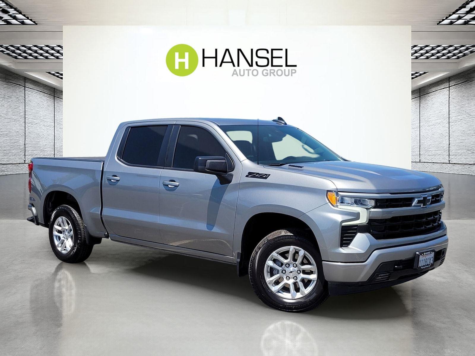 Sterling Gray Metallic 2023 Chevrolet Silverado 1500 Pickup Truck Four-Wheel Drive Automatic